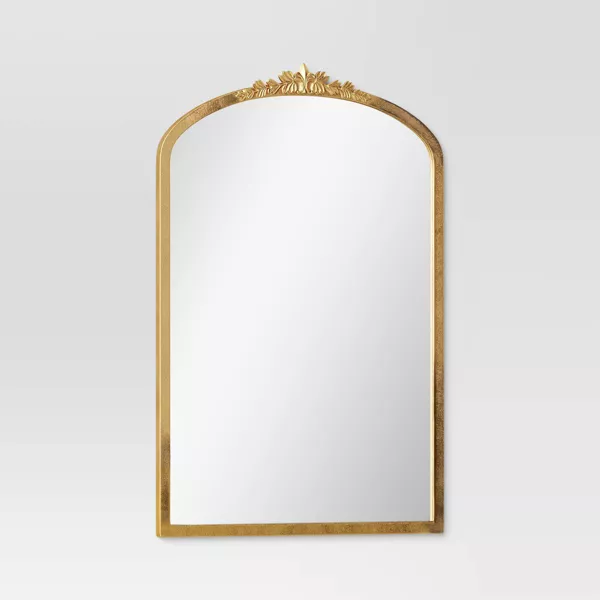 Decorative Gold Wall Mantle Mirror Gold - Image 2