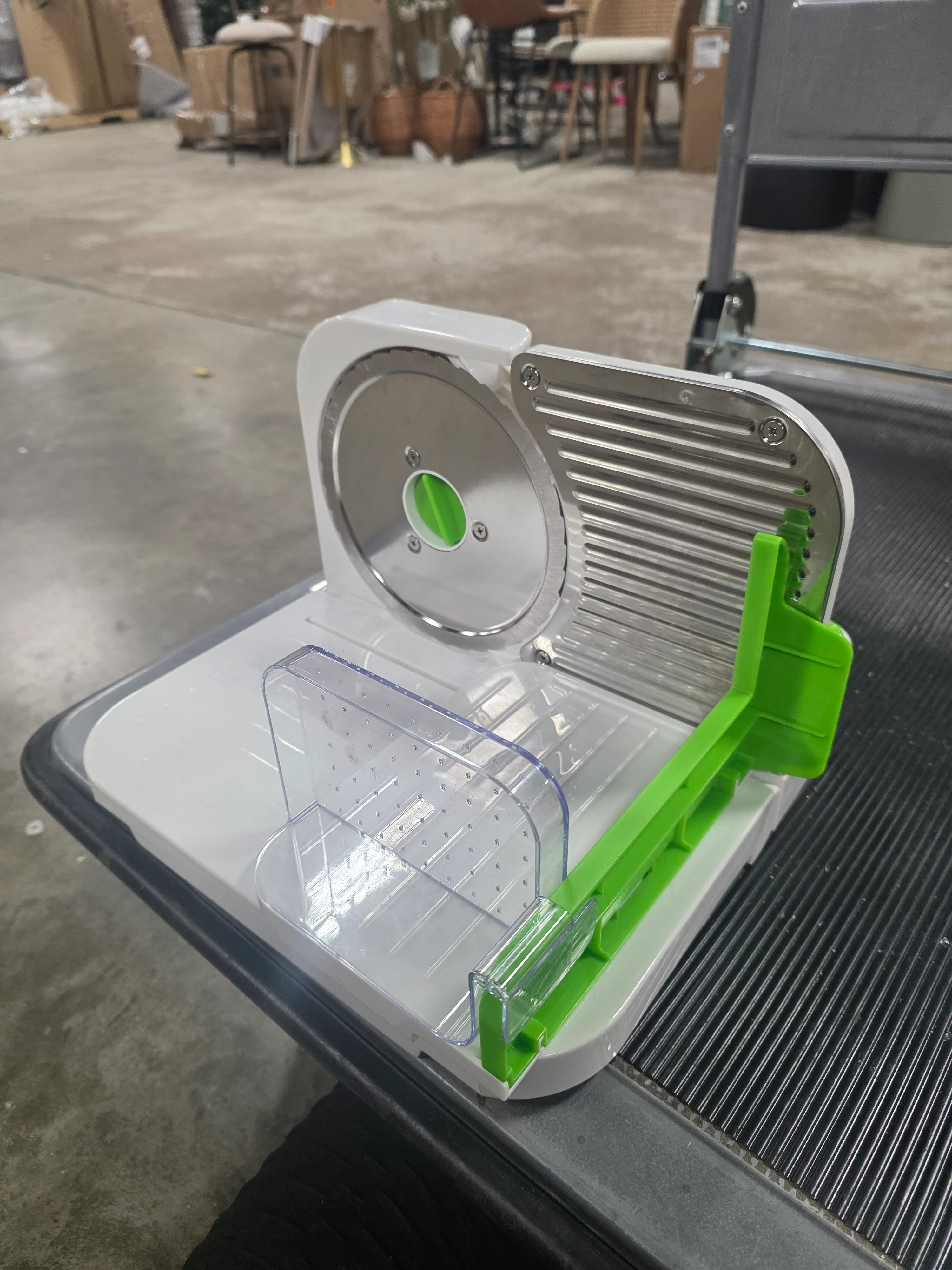 Deli Slicer - Slices Meat, Cheese, Bread - Stainless Steel Blade - Image 6