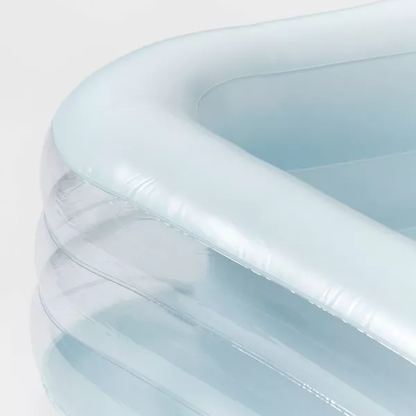 Deluxe Rectangular Family Pool Blue - Inflatable PVC Kit - Image 4