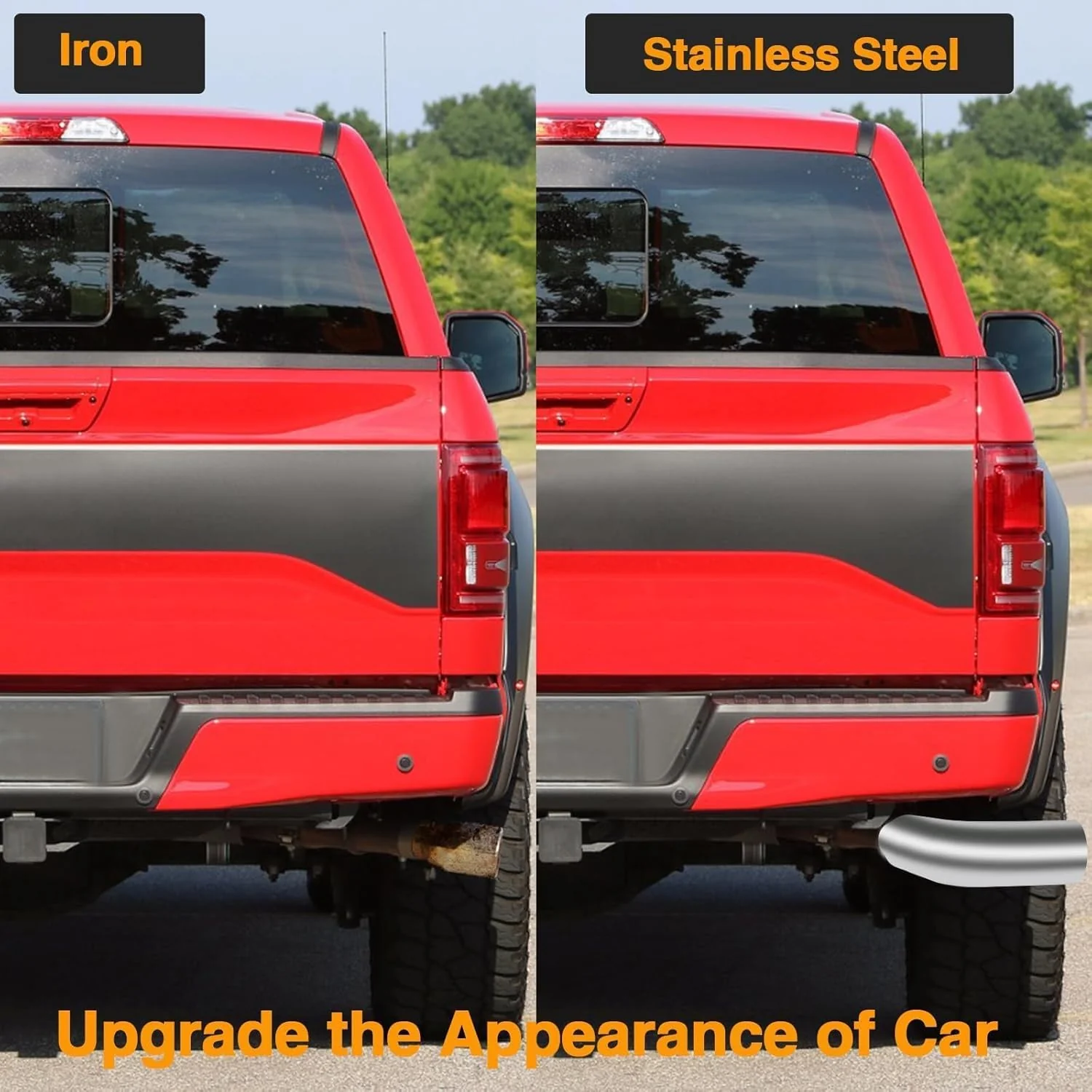 Diesel Exhaust Elbow Tip Stainless Steel Polished Exhaust Pipe Elbow Side Exit - Image 4