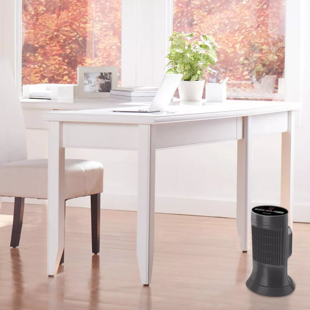 Digital Ceramic Compact Tower Heater Black - Image 3