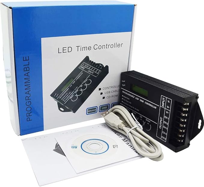 Dimmer Light Timer Controller, 12V/24V Time Cotrollers Programmable Timers Digital Box Switch-Lights Smart - Image 5