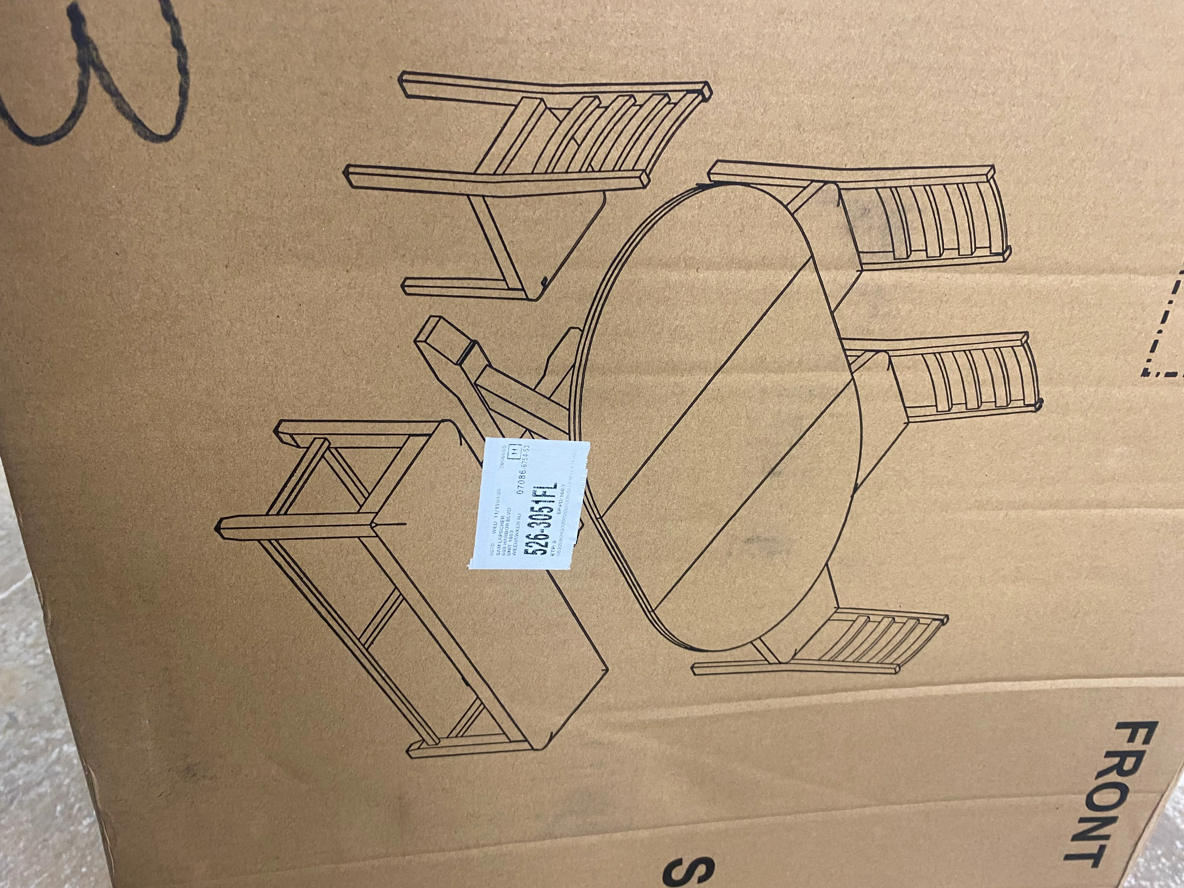 Dining Room Chair and Bench ONLY, - Image 5