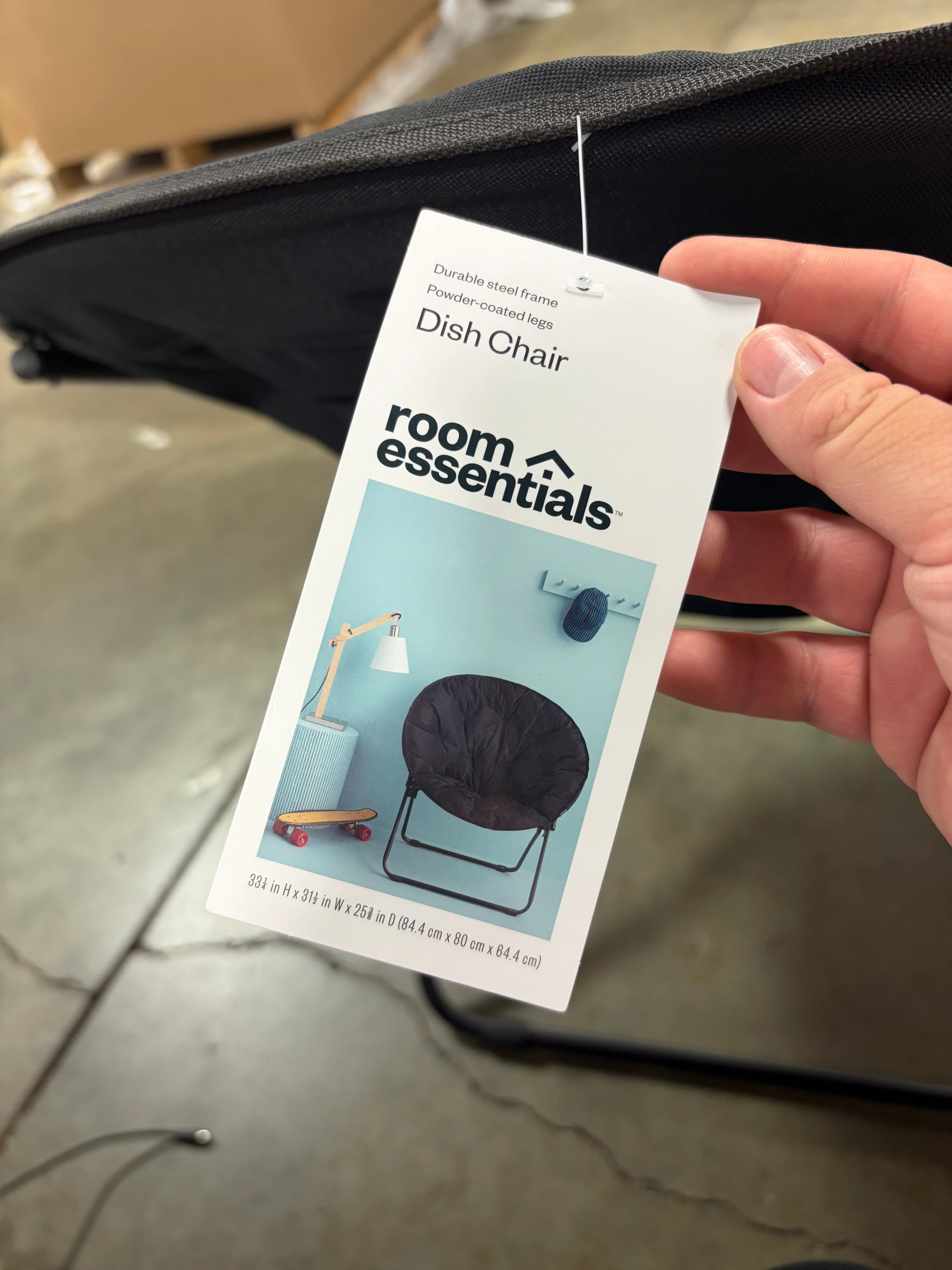 Dish Dorm Chair Black - Image 6