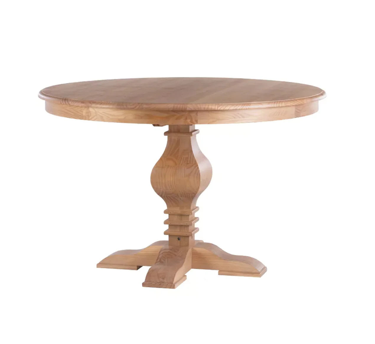 Doherty Traditional Round Dining Table Rustic Honey -SHOWROOM ITEM