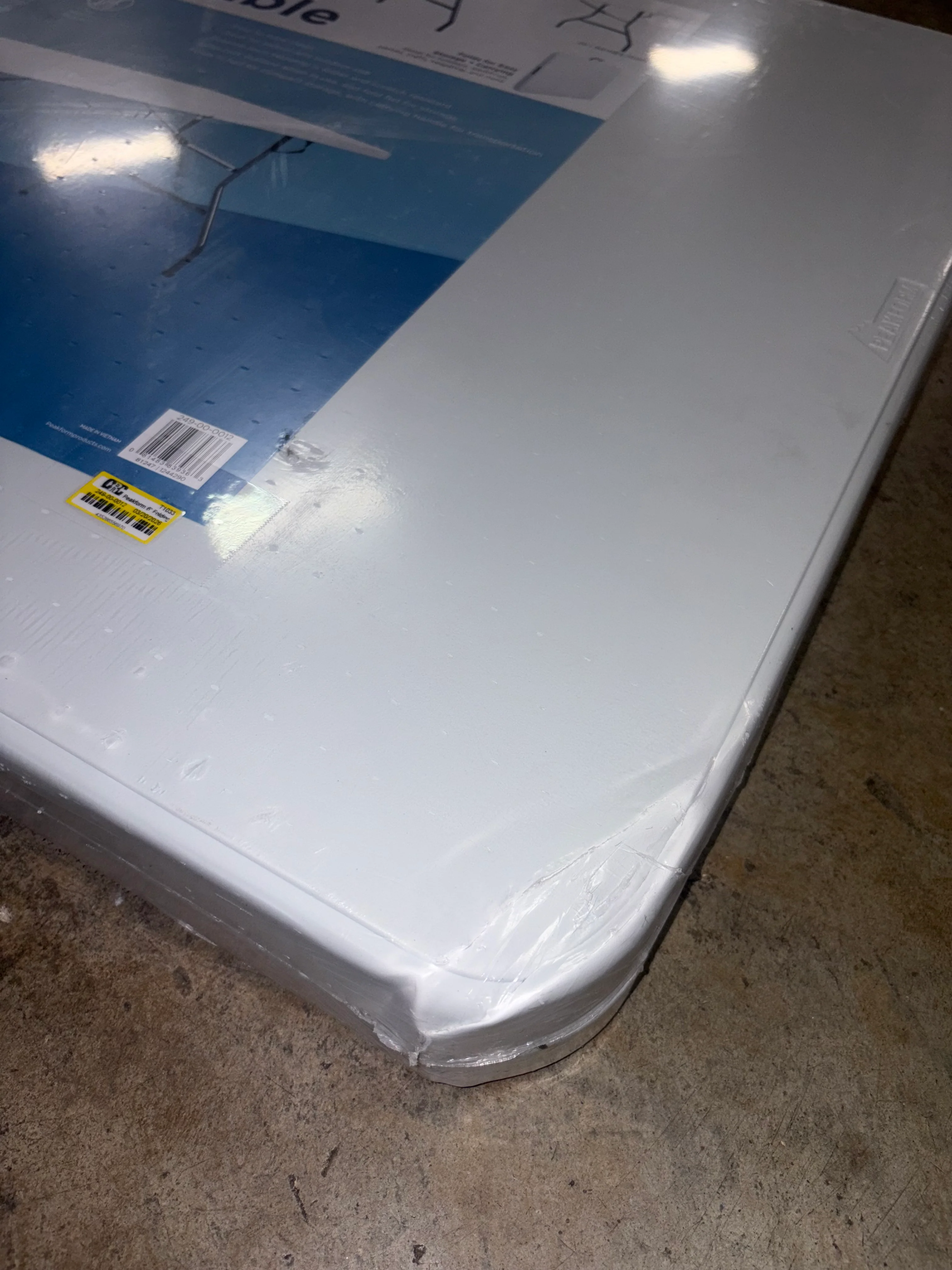 Dorm Folding Banquet Table Off White - Image 7