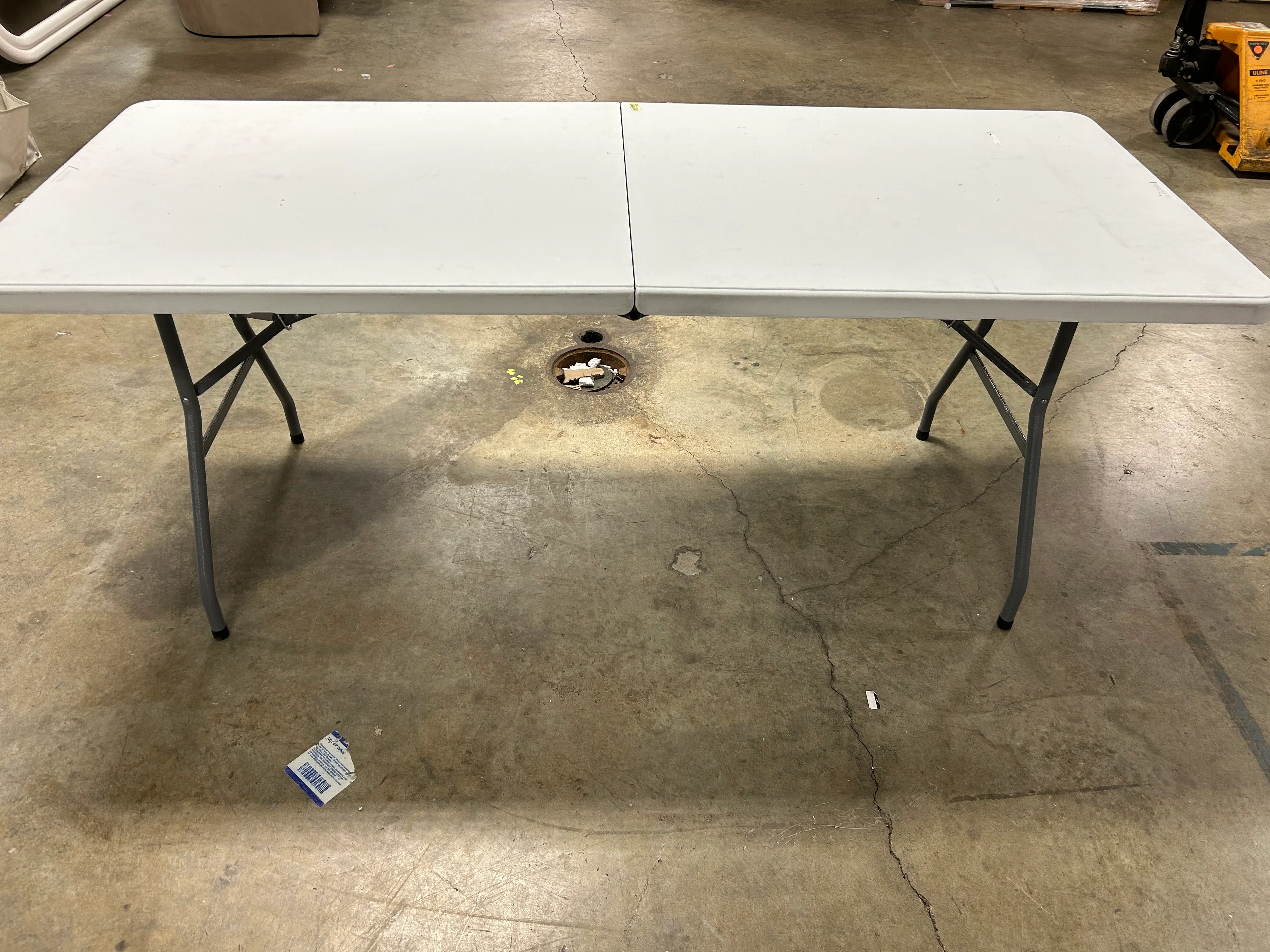 Dorm Folding Banquet Table Off White - Image 6