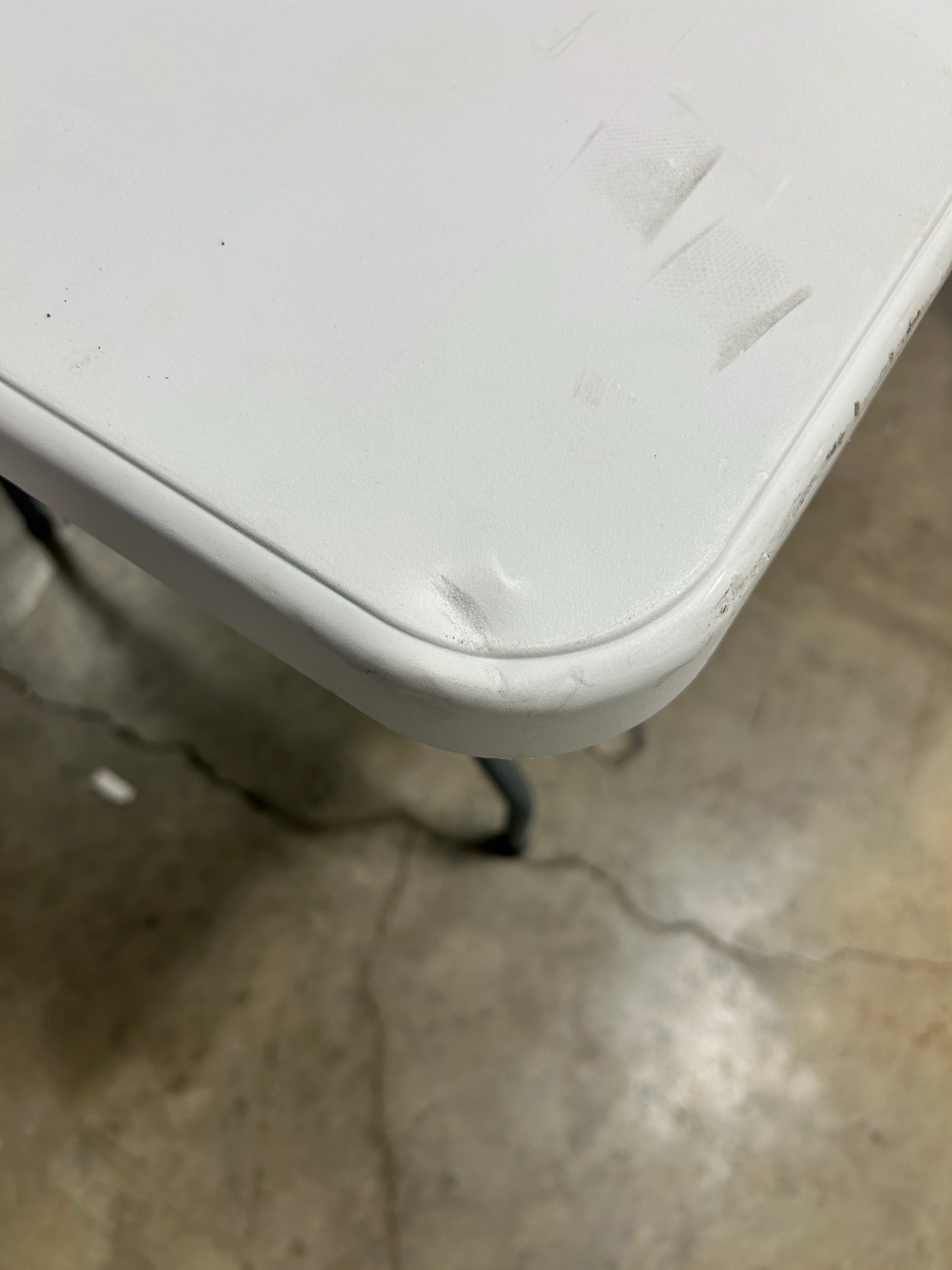 Dorm Folding Banquet Table Off White - Image 11