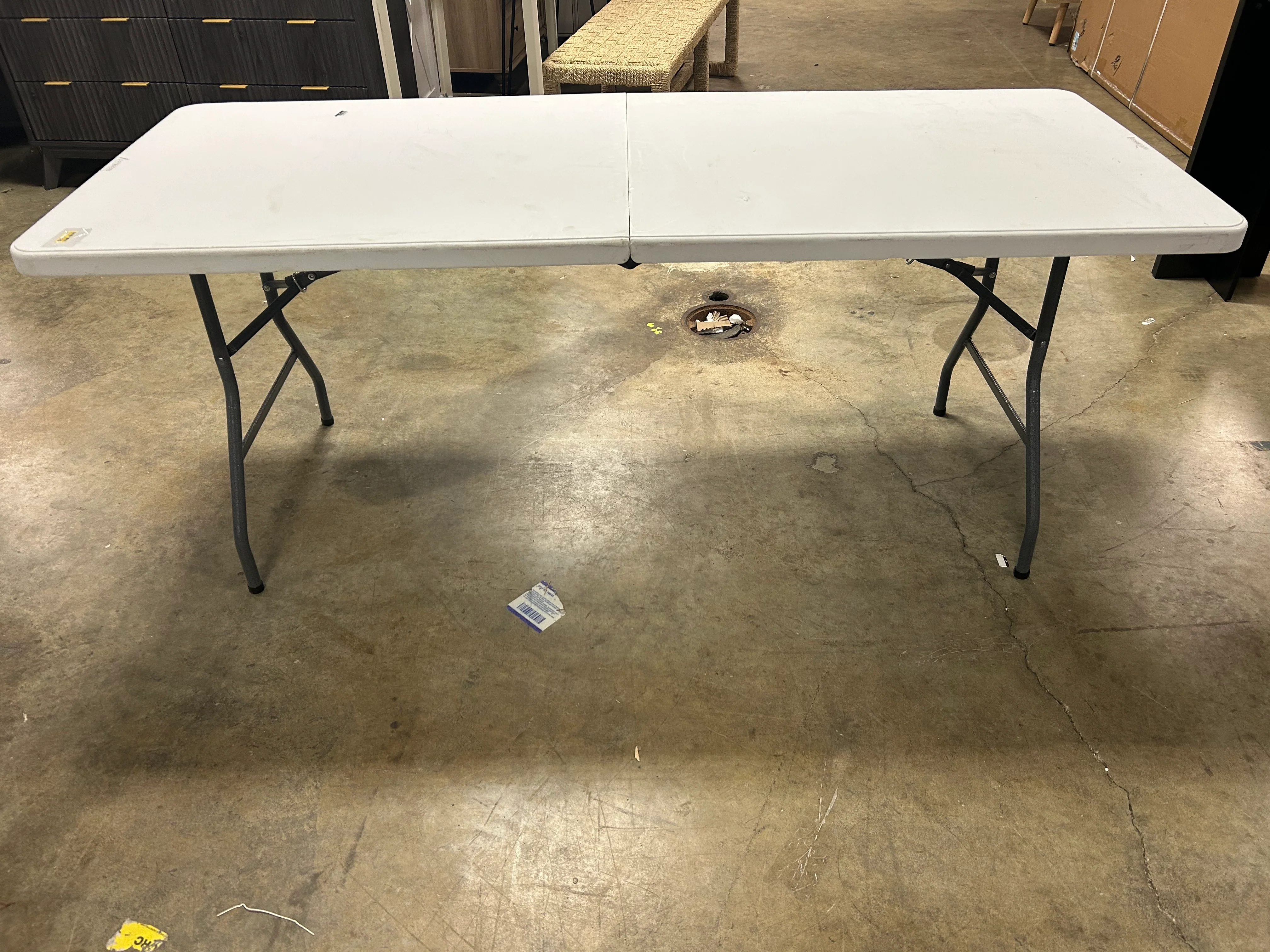 Dorm Folding Banquet Table Off White - Image 7