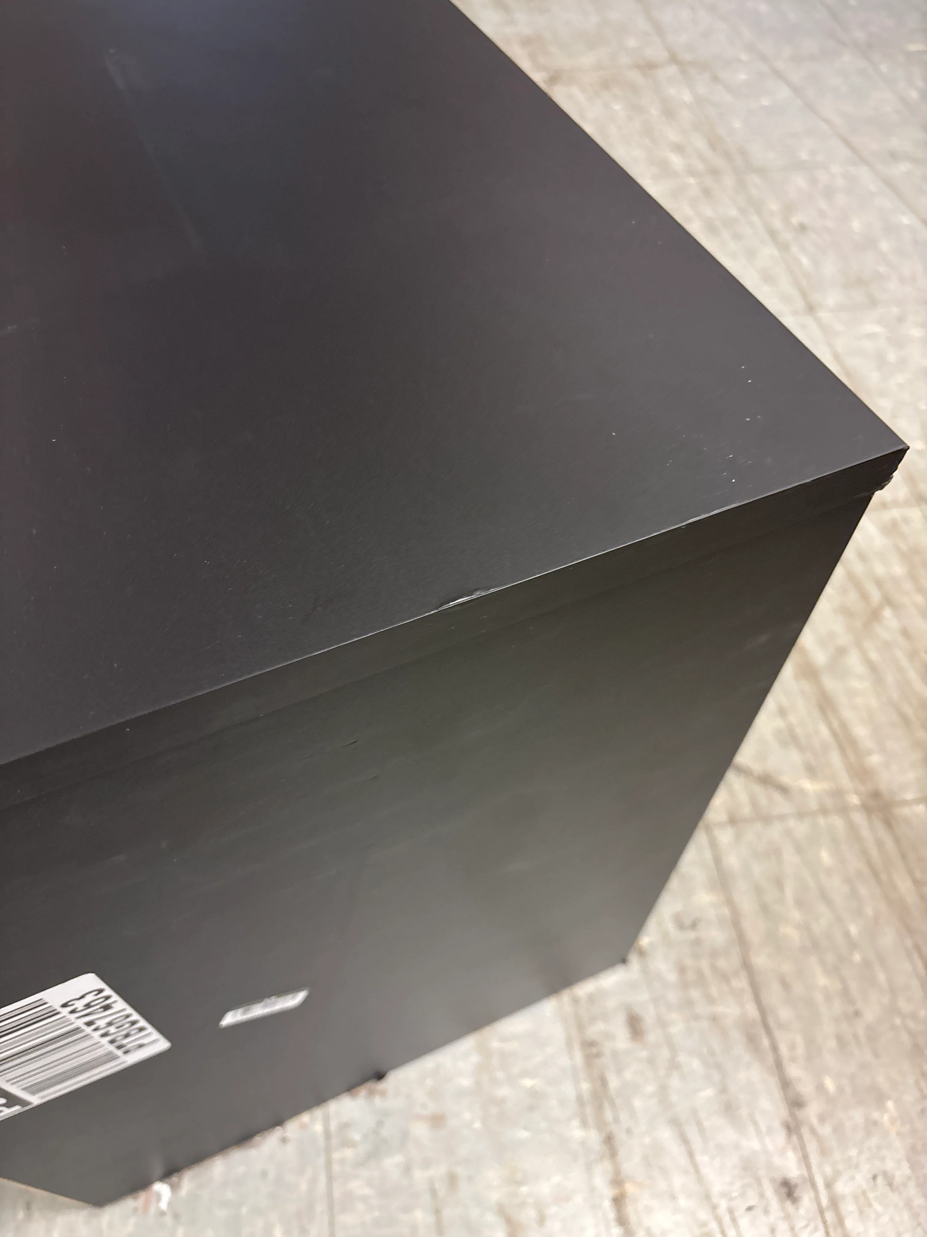 Dorm Storage TV Stand - Black SHOWROOM ITEM - Image 14