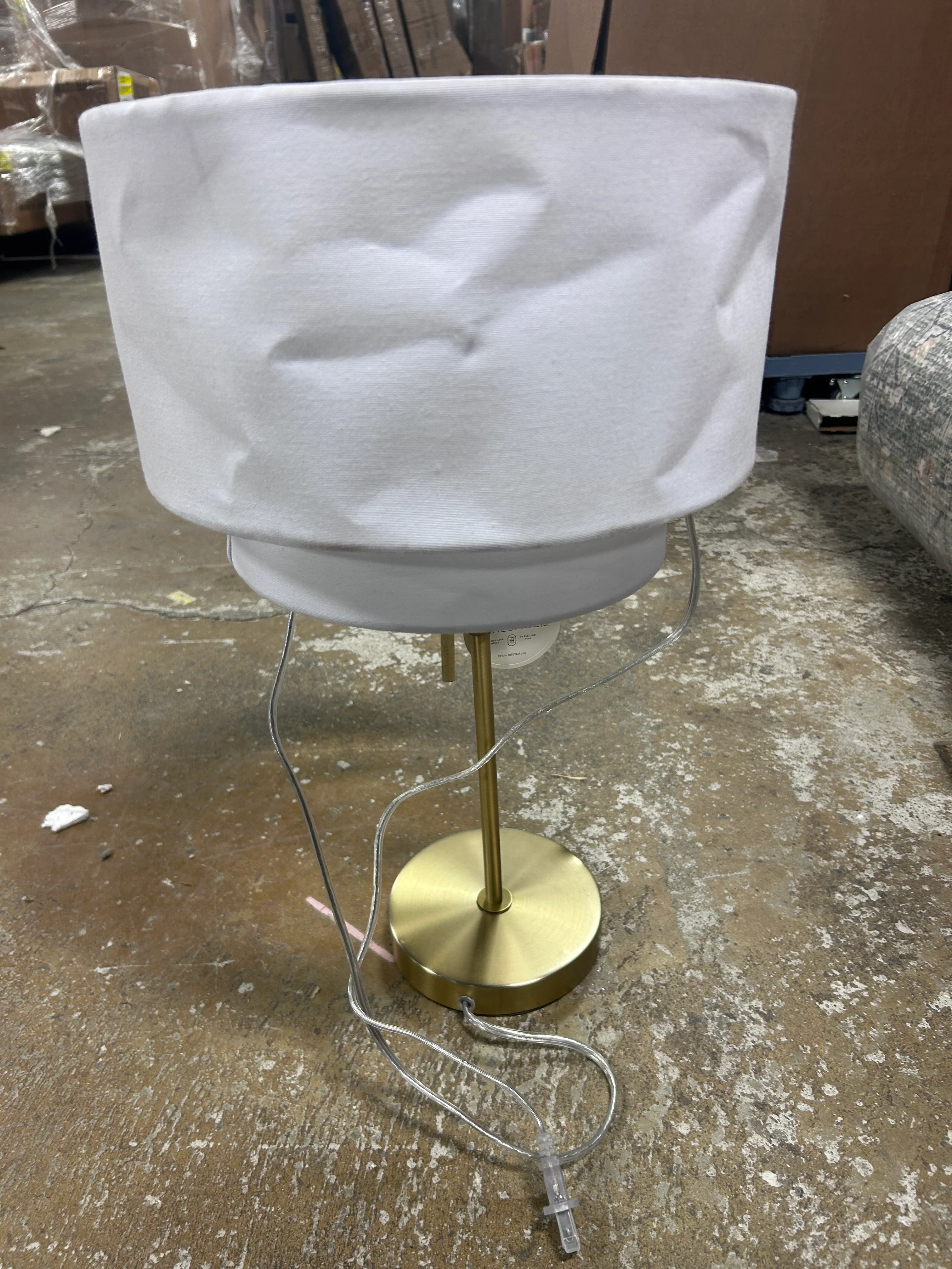 Double Shade Knurled Collection Table Lamp - Image 6