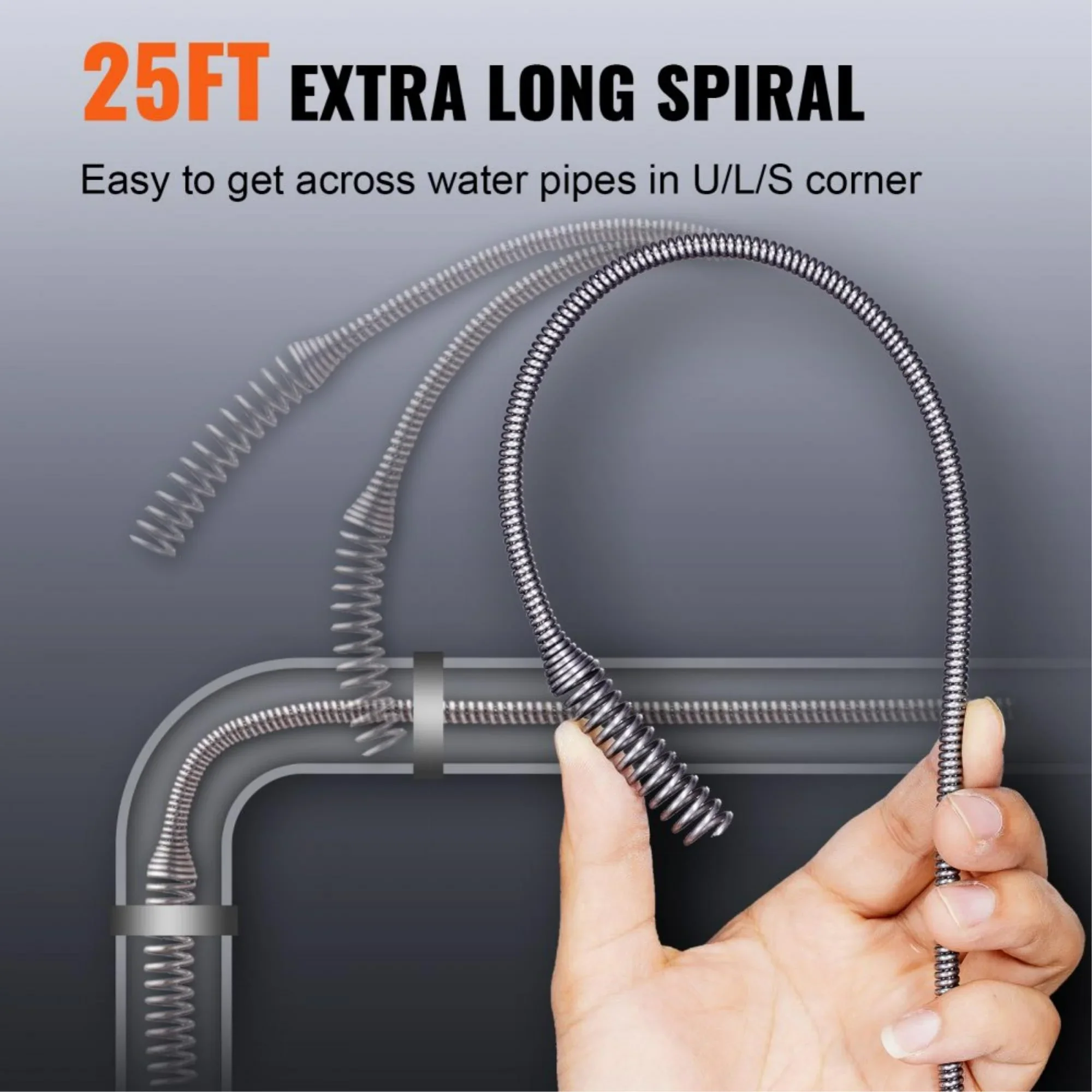 Drain Plumbing Snake AUGER ONLY - Image 2