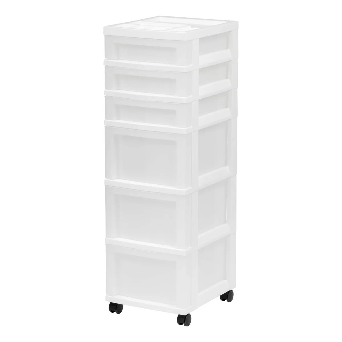 Drawer Storage Cart with Organizer Top
