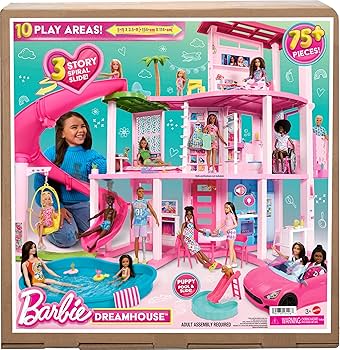 Dreamhouse Pool Party Doll House with 75+ Pieces - Image 2