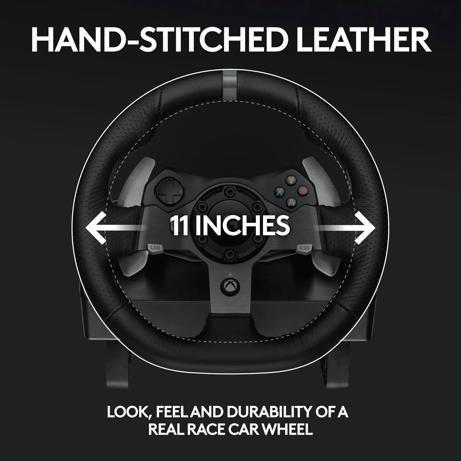 Driving Force Racing Wheel and Floor Pedals, Real Force - Black - Image 5
