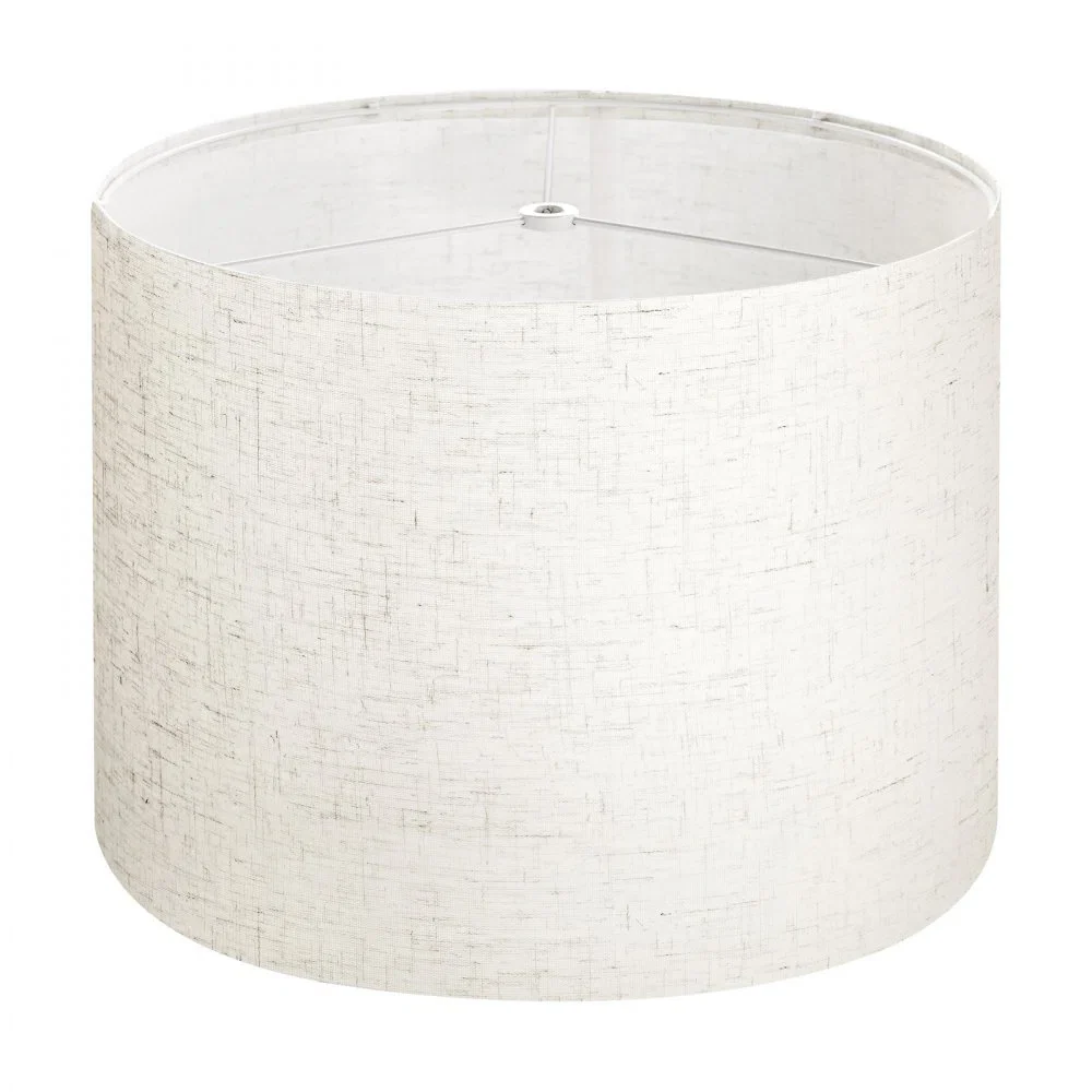 Drum Lamp Shade Medium Round Lampshade (Linen) - Image 4
