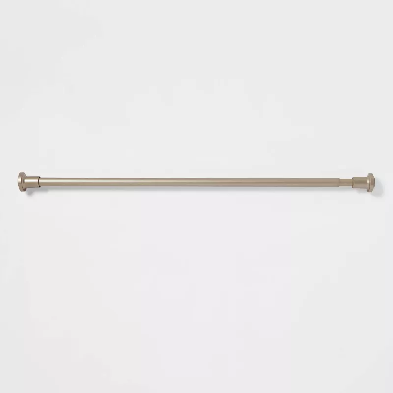 Dual Mount Cast Style Finial Shower Curtain Rod