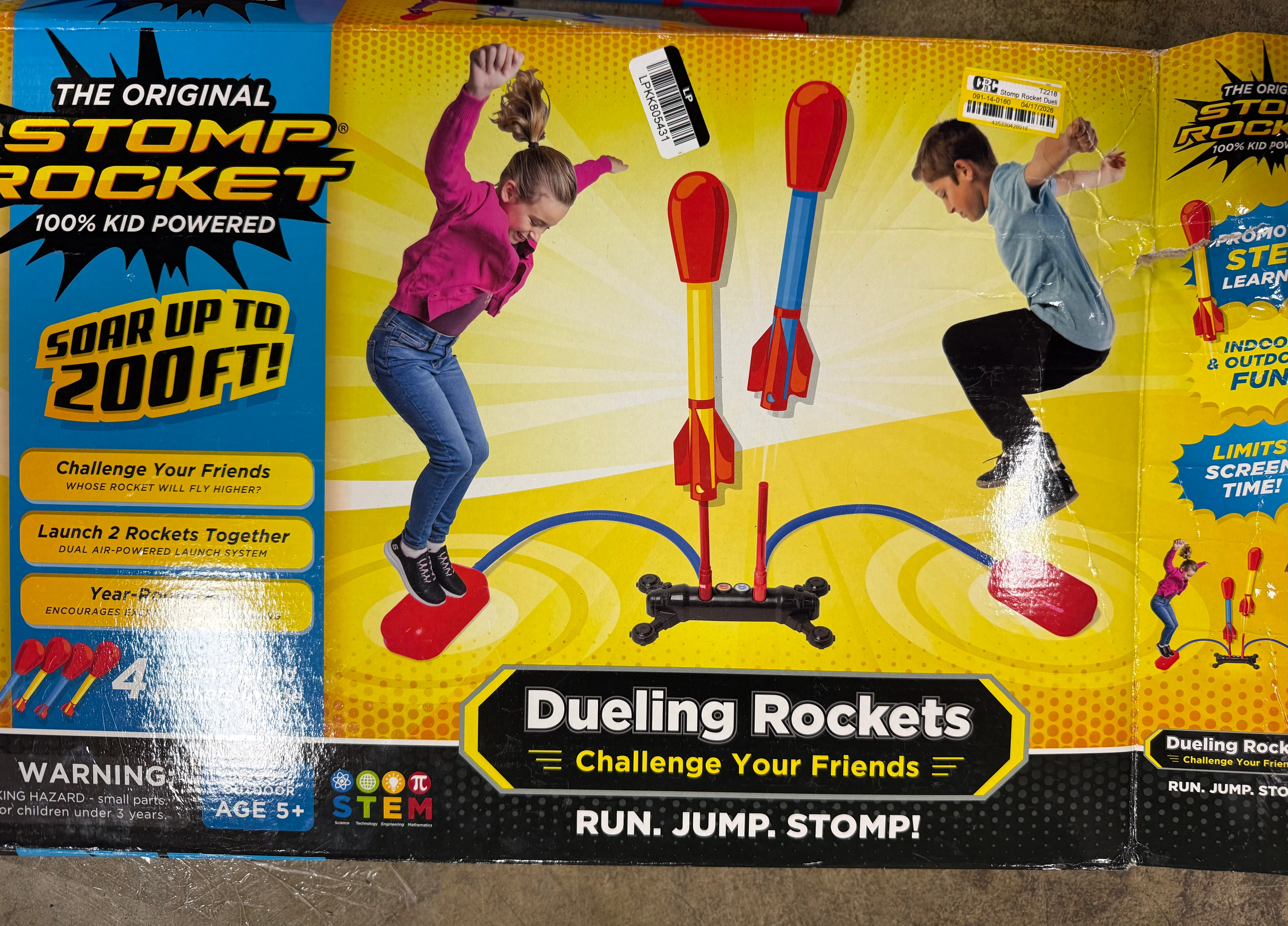Dueling High-Flying Toy Rocket Double Launch Set - Image 5
