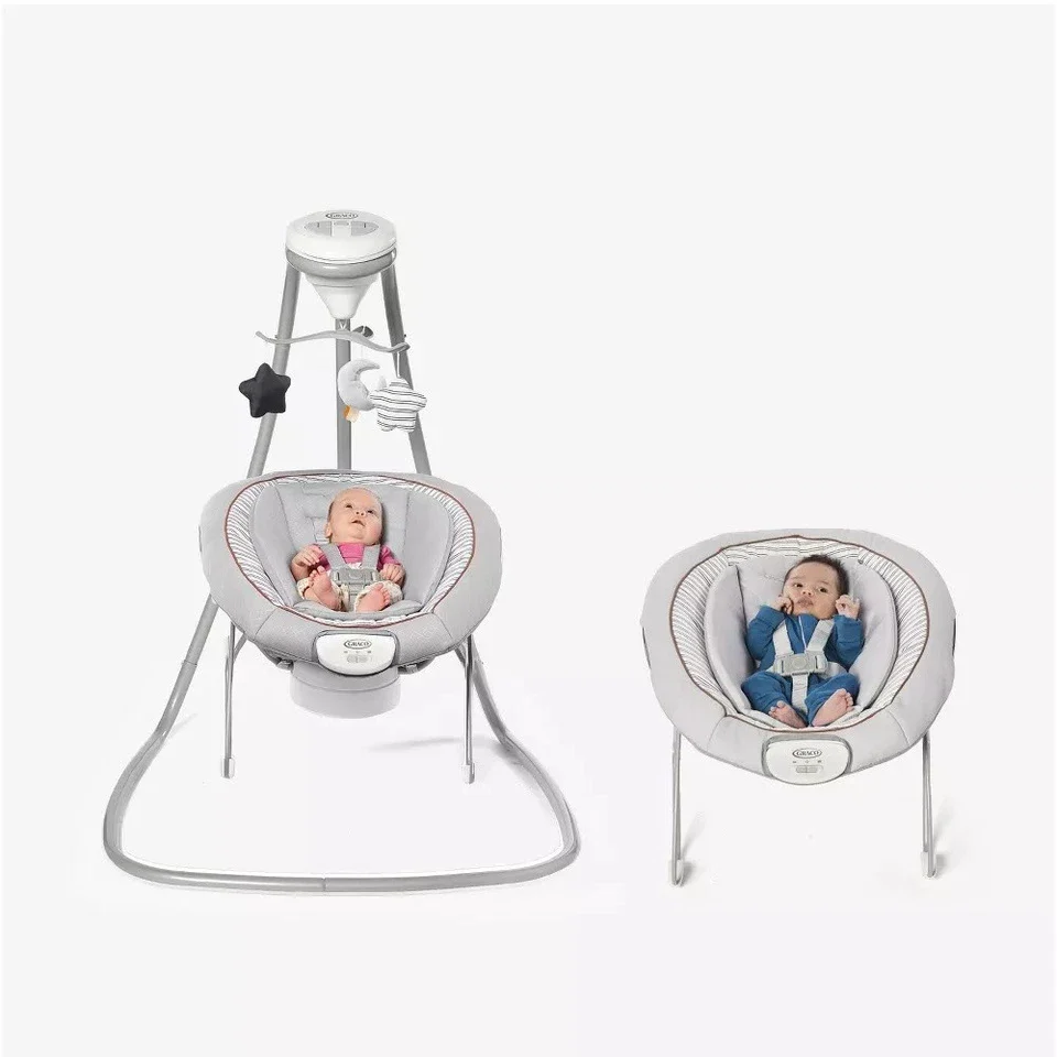 DuetConnect Deluxe Multi-Direction Baby Swing and Bouncer - Britton - Image 4
