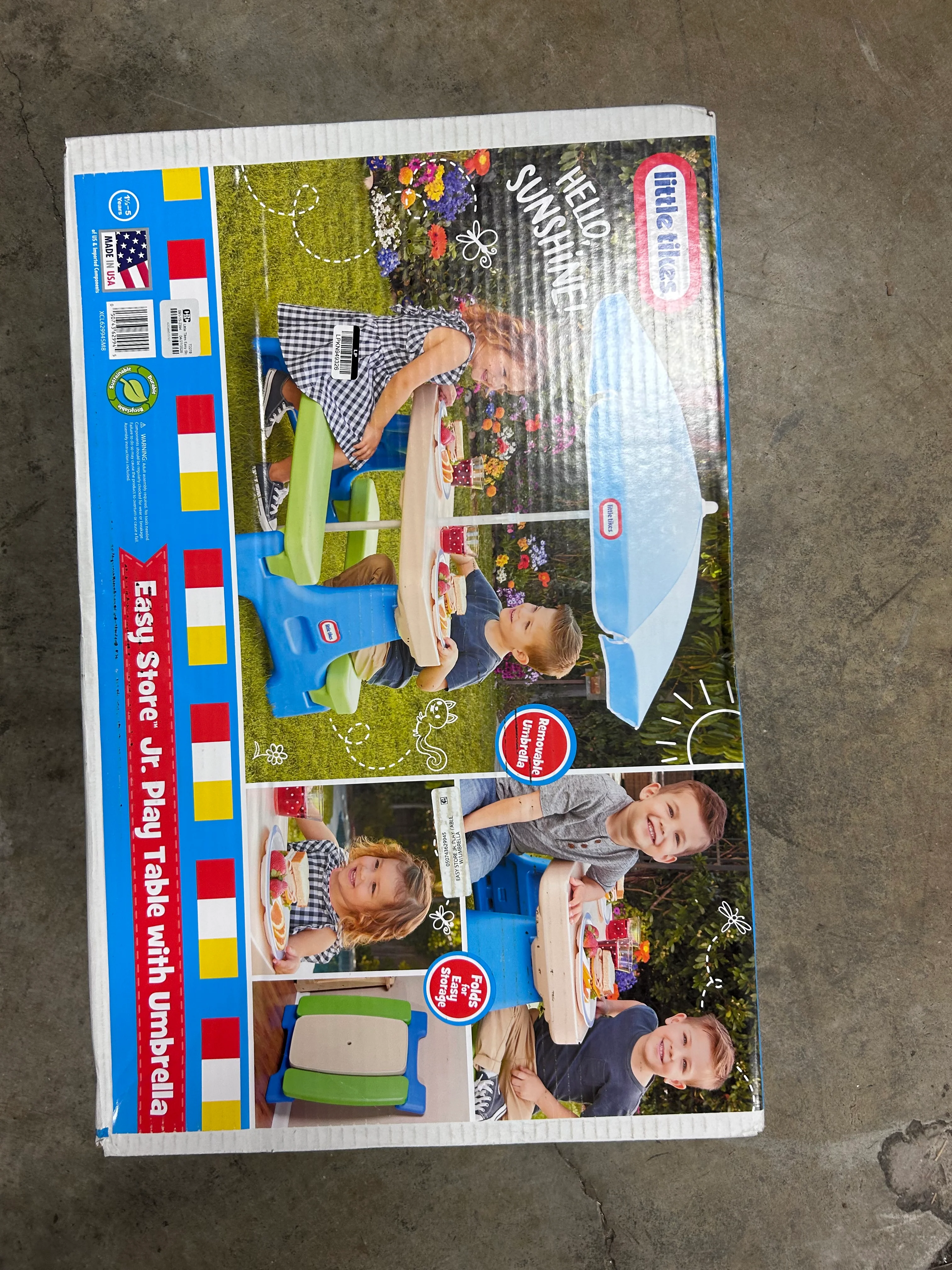 Easy Store Jr. Play Table with Umbrella - Image 7