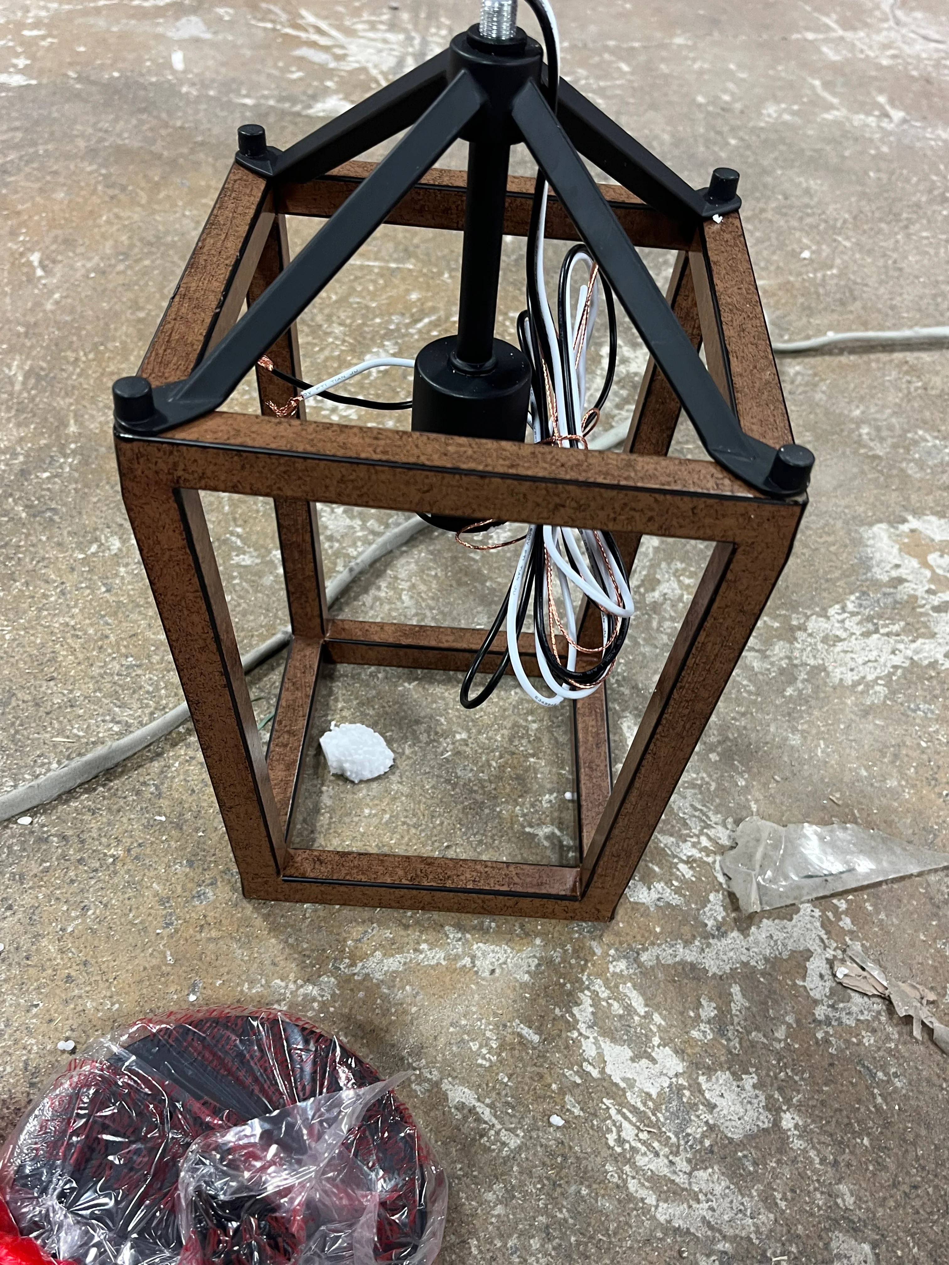 Edishine Industrial Farmhouse Adjustable Height Pendant Light 1Pc, - Image 6