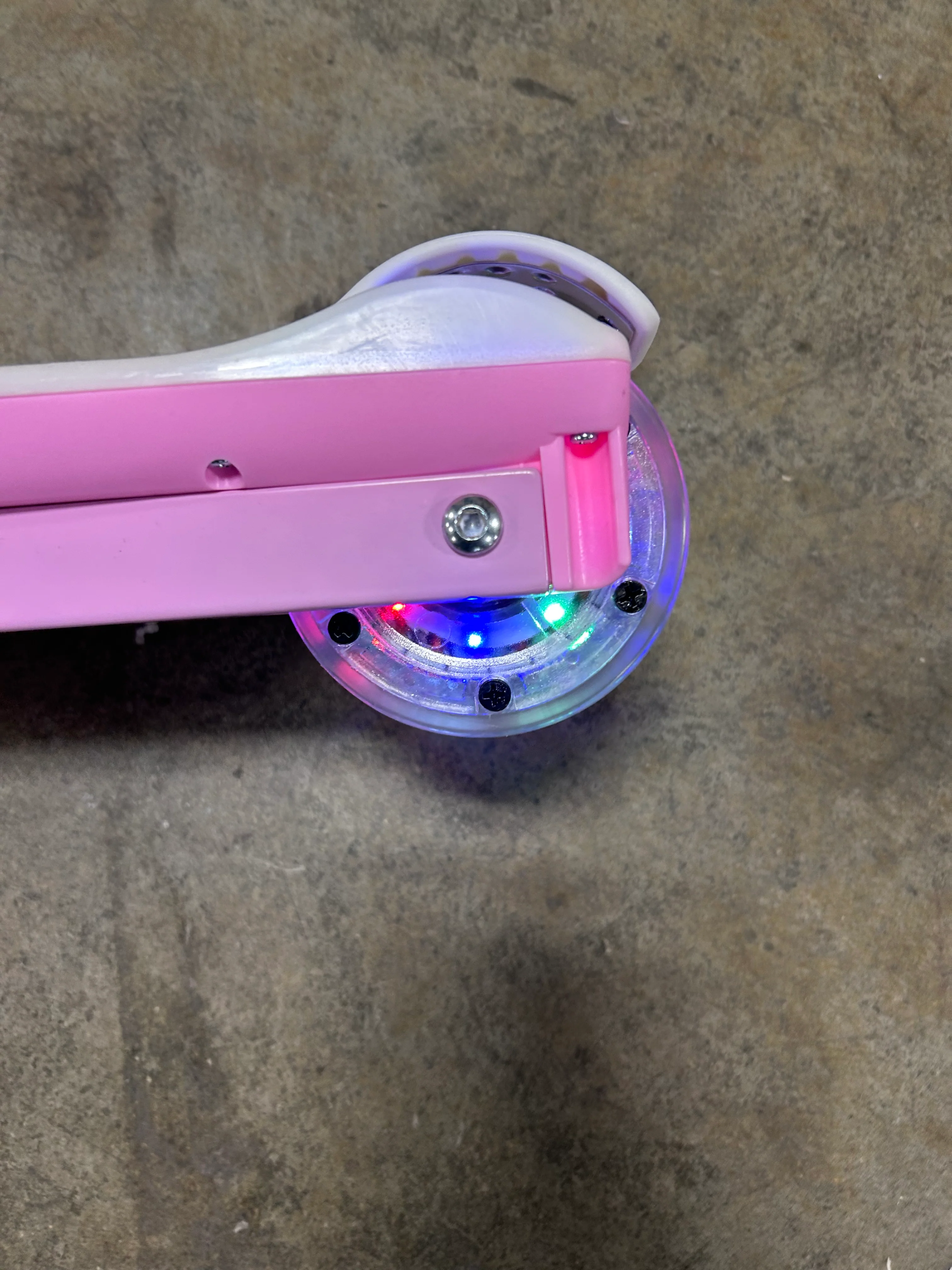 Electric Scooter for Kids with LED Lights - Pink - Image 7