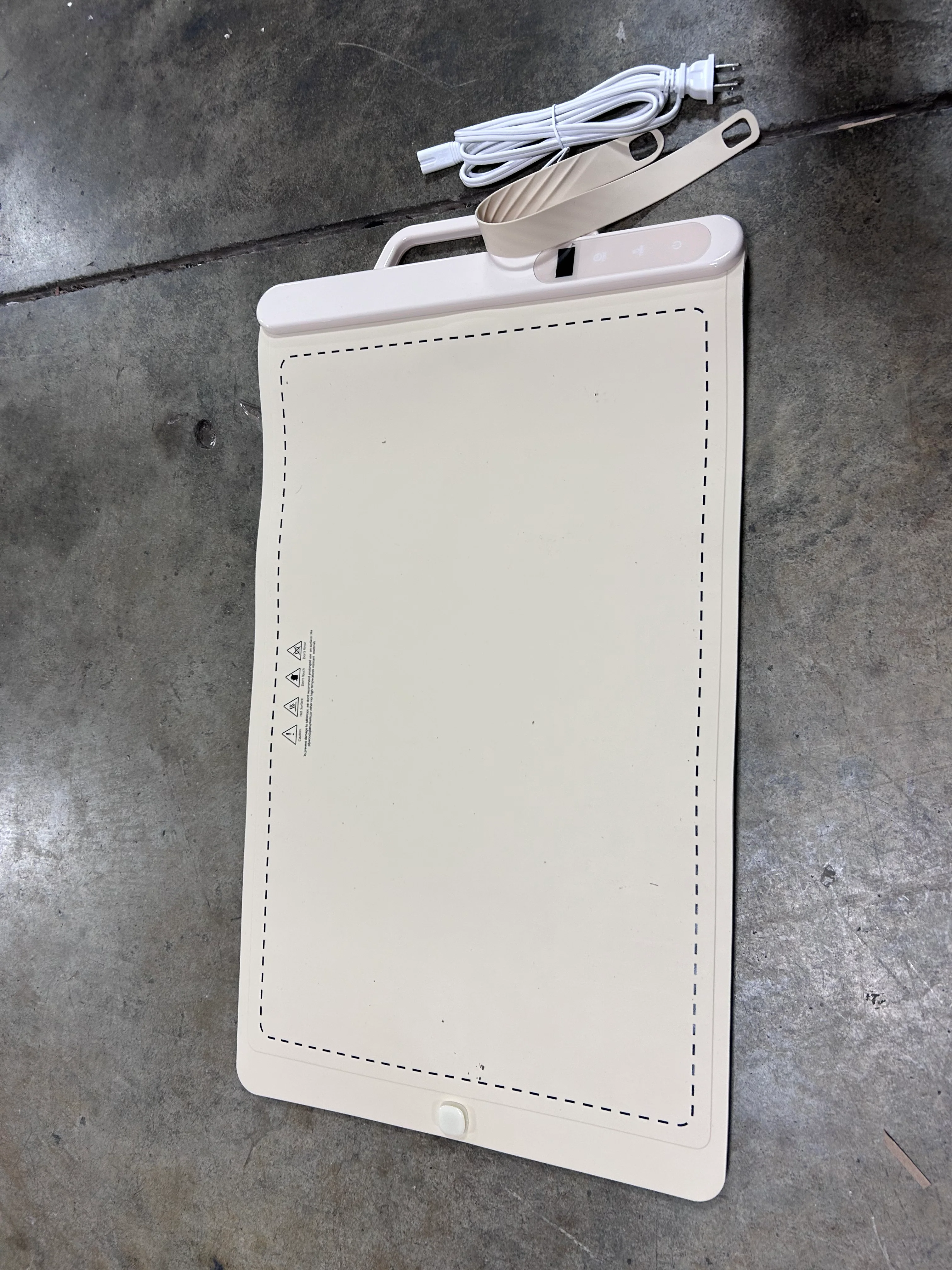 Electric Warming Tray, Food Warming Mat for Buffet, Rollable & Portable Silicone Beige - Image 6