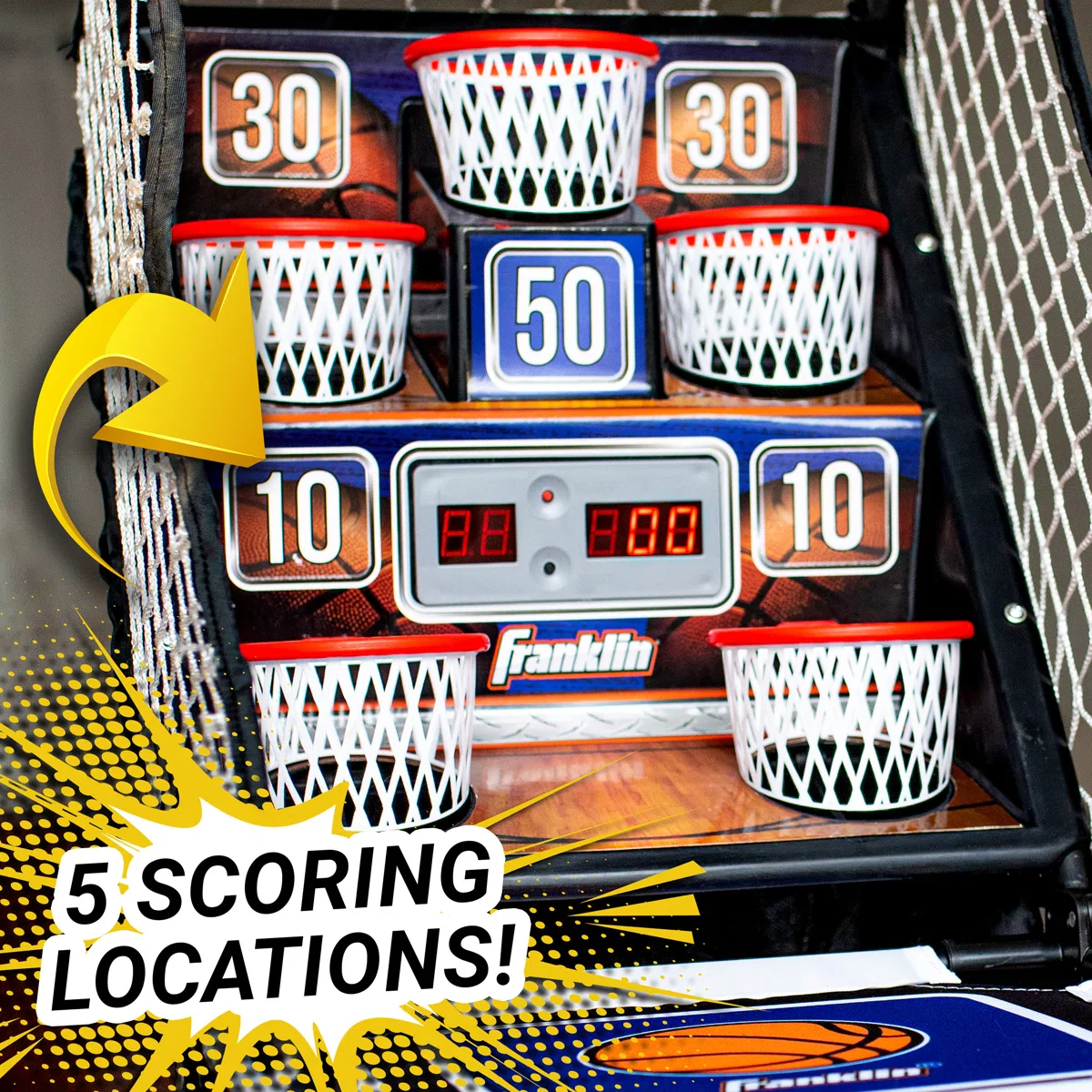 Electronic Bounce Junior Basketball Arcade Game - Image 2