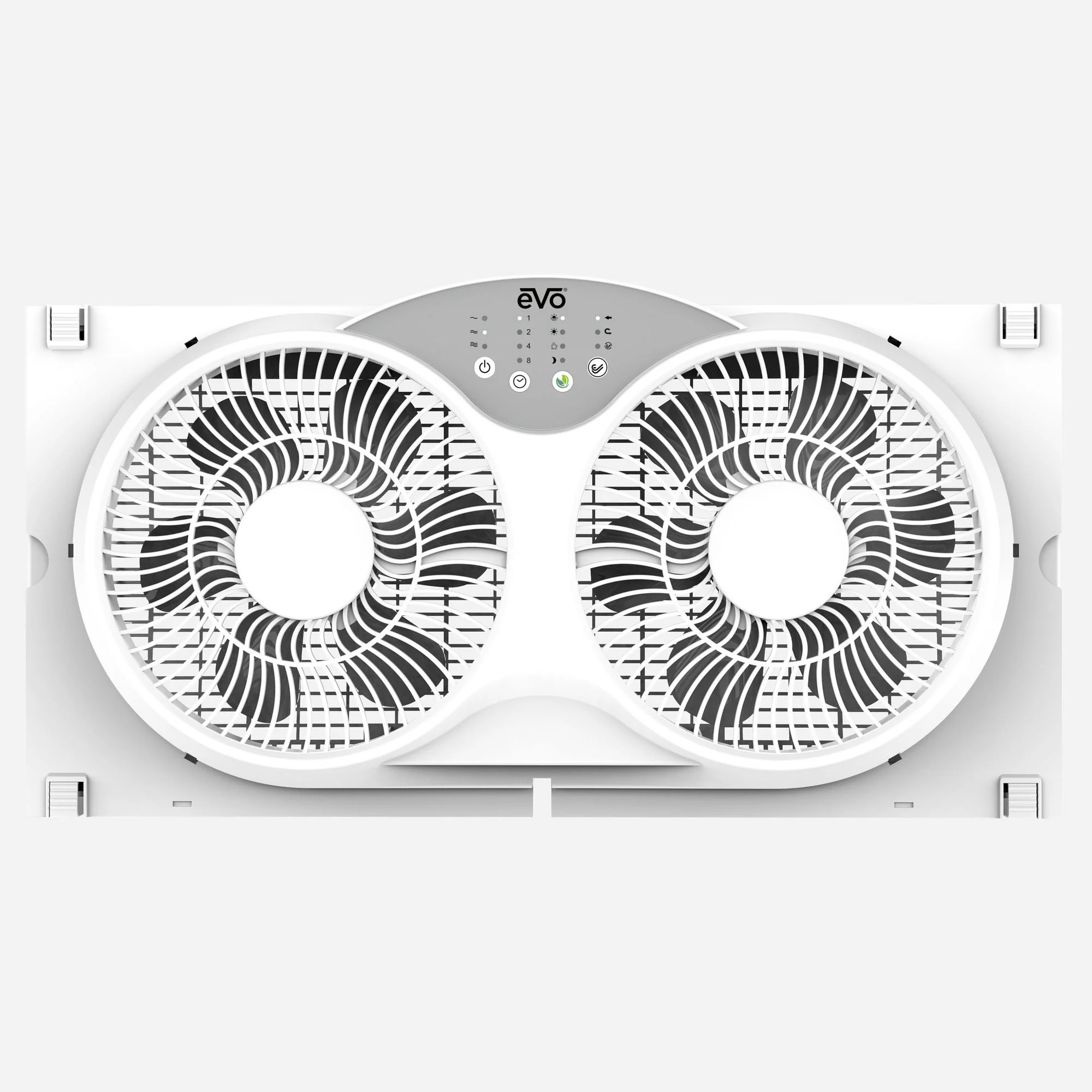 Electronic Remote Twin Window Fan