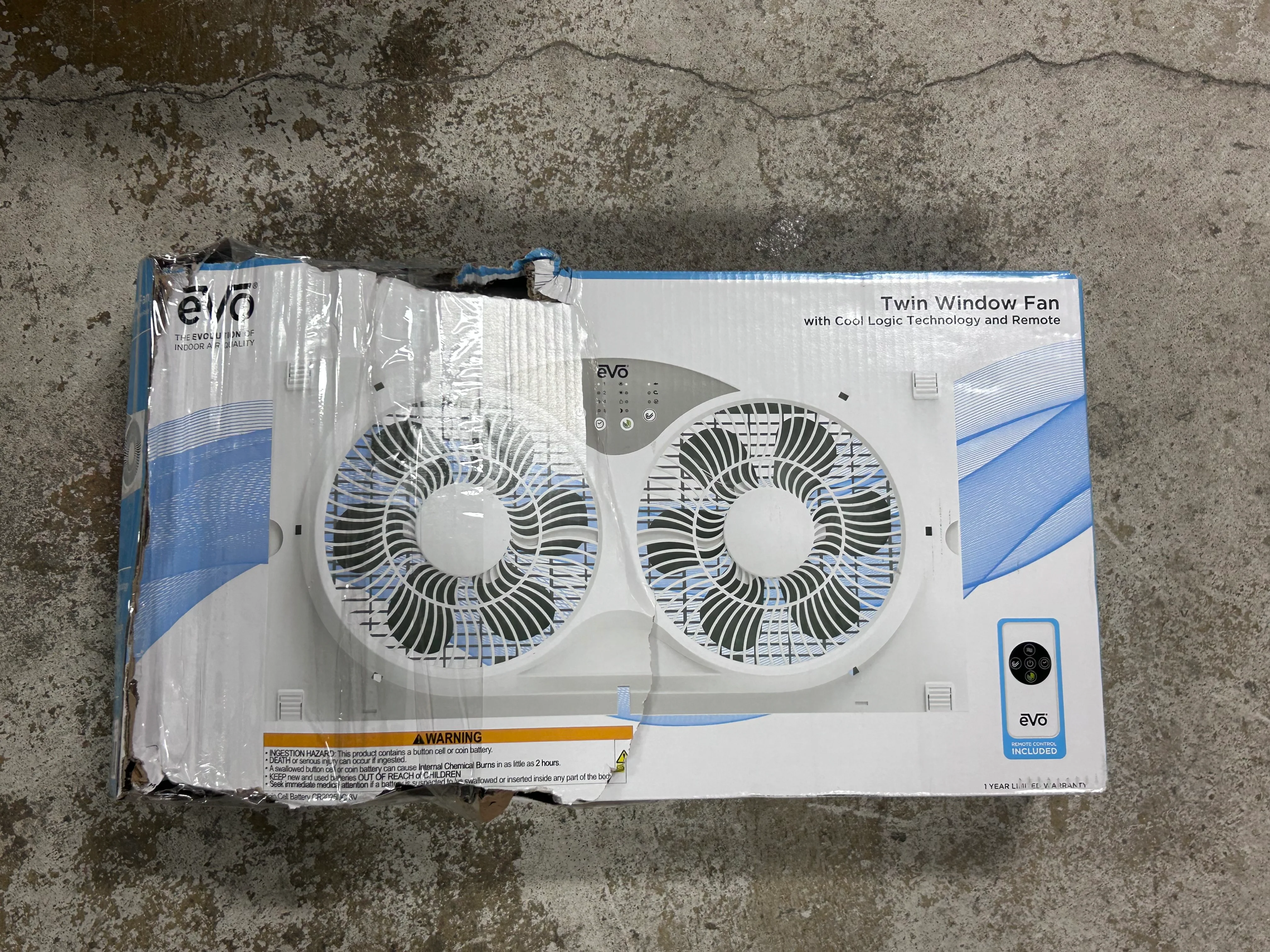 Electronic Remote Twin Window Fan - Image 8