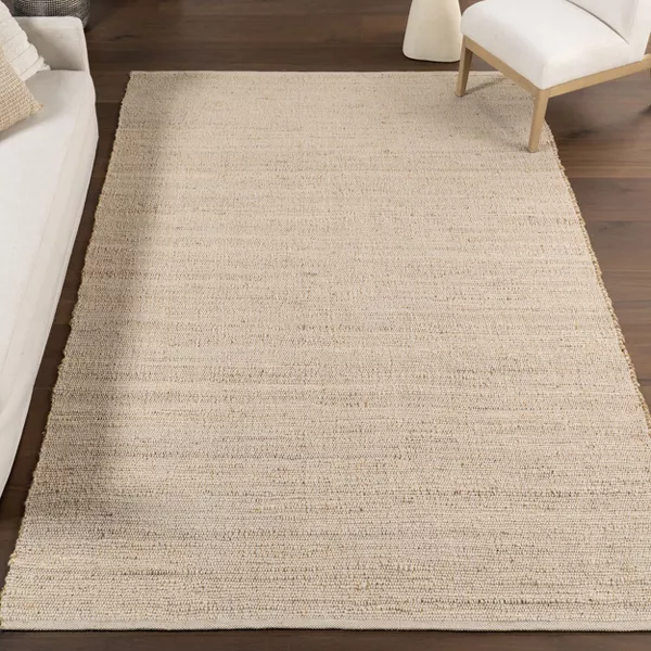 Elfriede Farmhouse Jute Blend Indoor Area Rug 3'x5' - Image 4