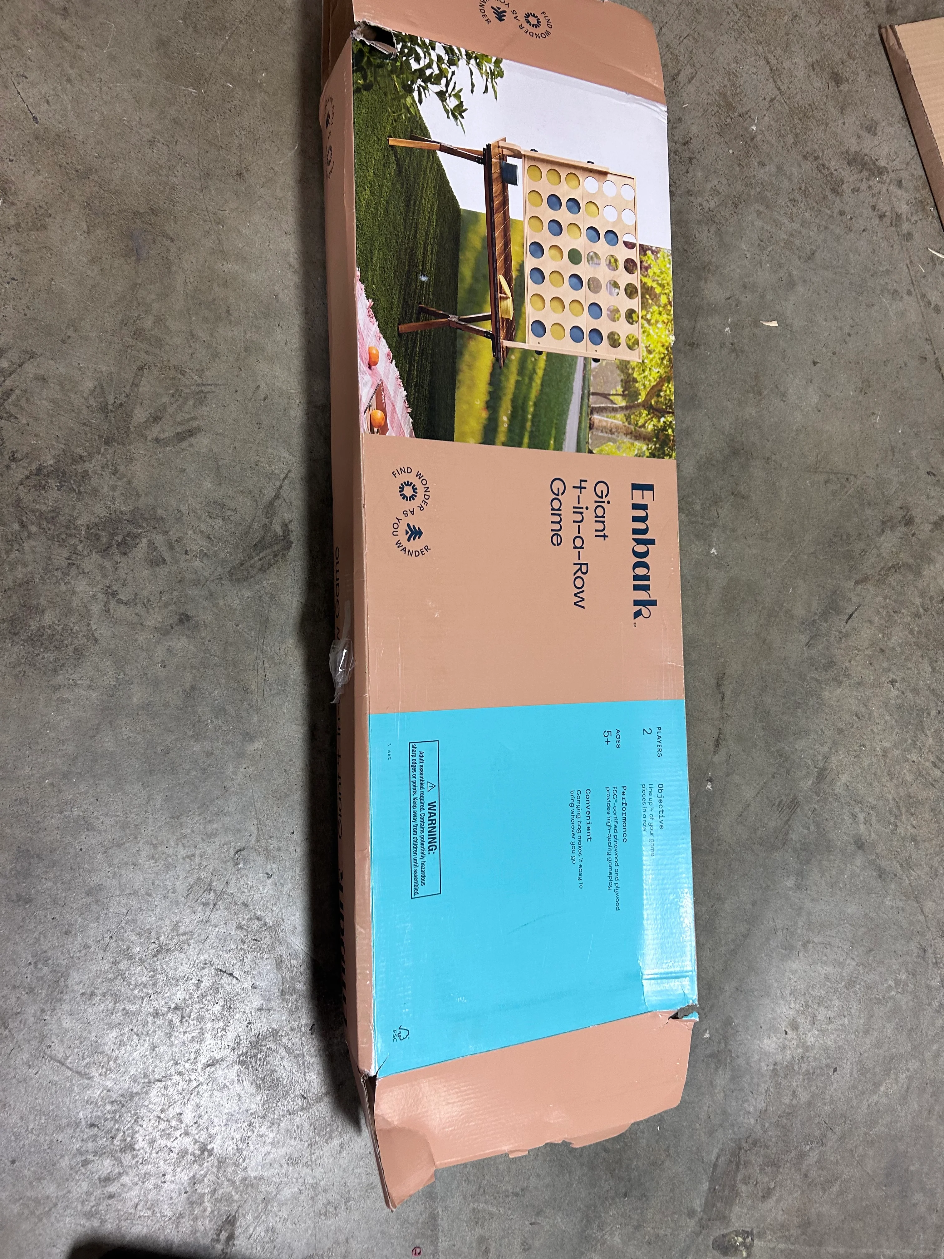 EMBARK GIANT CONNECT 4 - PINE/PLYWOOD - Image 9