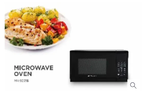 Emerson Touch-Control Microwave Oven - Black - Image 4