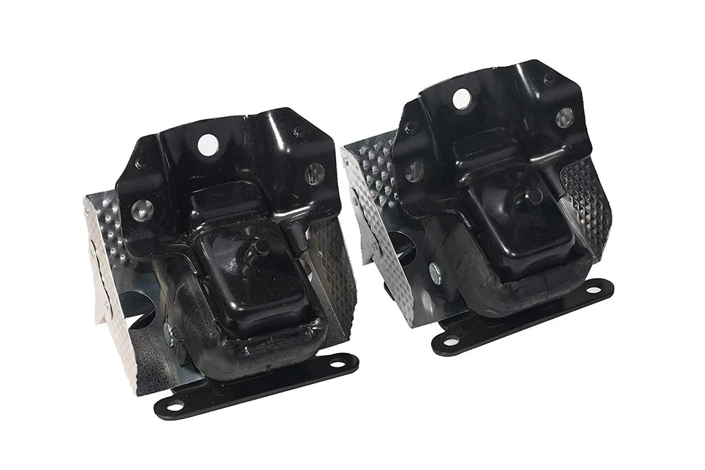 Engine Motor Mount Set of 2 with Heat Shield - Compatible with Chevy