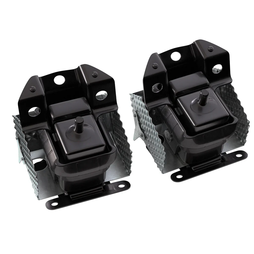 Engine Motor Mount Set of 2 with Heat Shield - Compatible with Chevy - Image 4