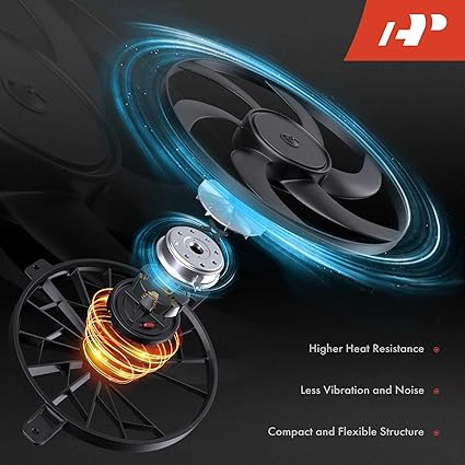 Engine Radiator Cooling Fan Assembly Compatible with Infiniti Nissan - Image 4