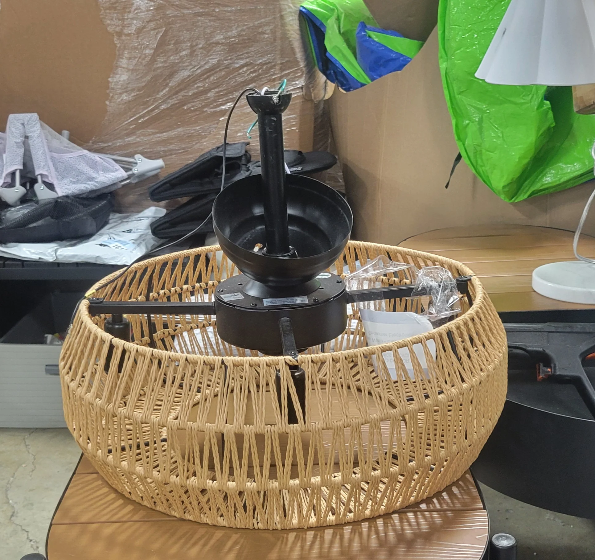 Erilynn Boho Caged Ceiling Fan with Light Kit - Image 6