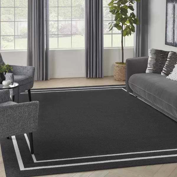 Essentials Bordered Indoor/Outdoor Area Rug 10'x14' - Image 5