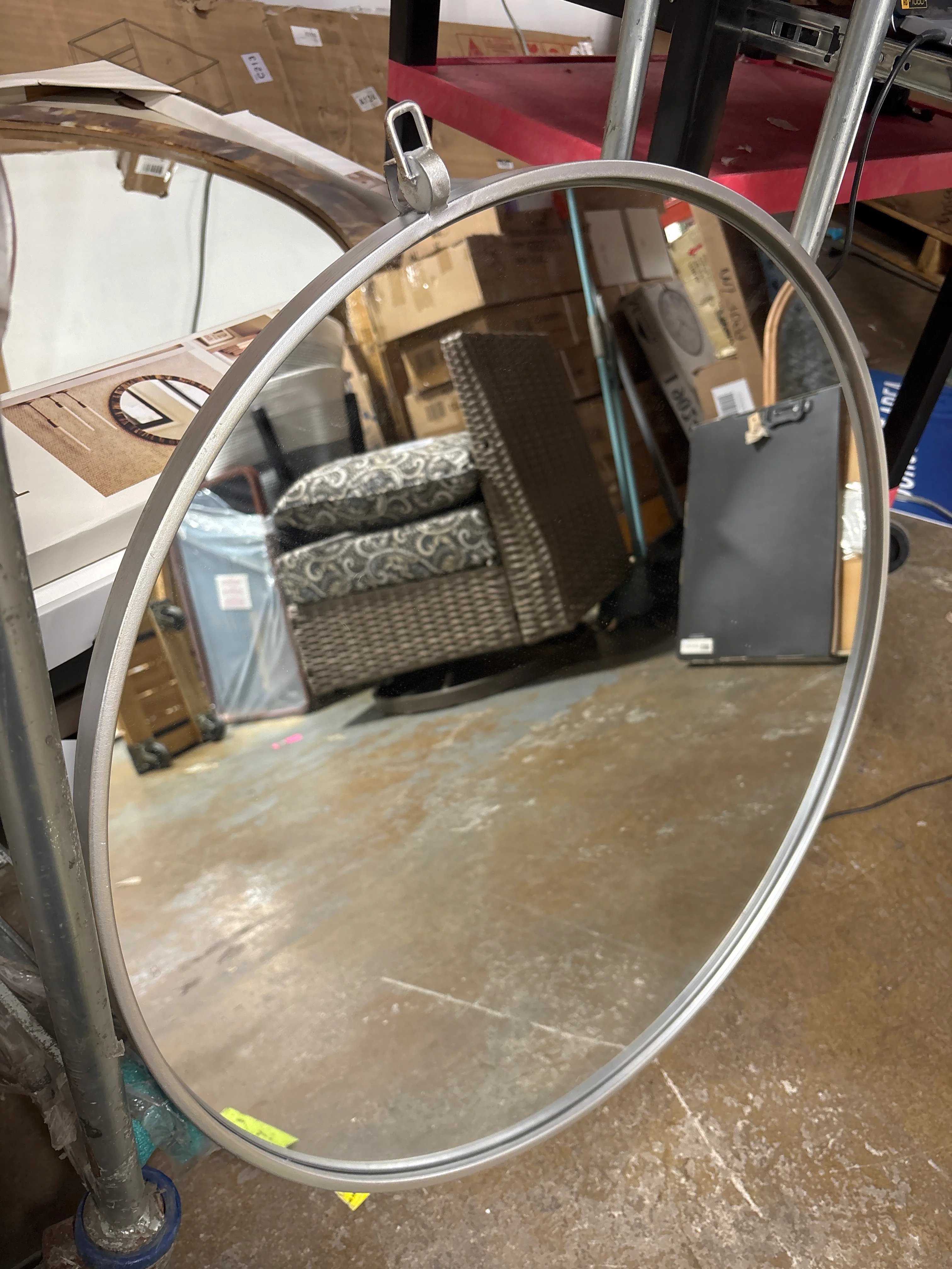 Eternity 18" Circular Framed Bathroom Wall Mirror SHOWROOM ITEM - Image 3
