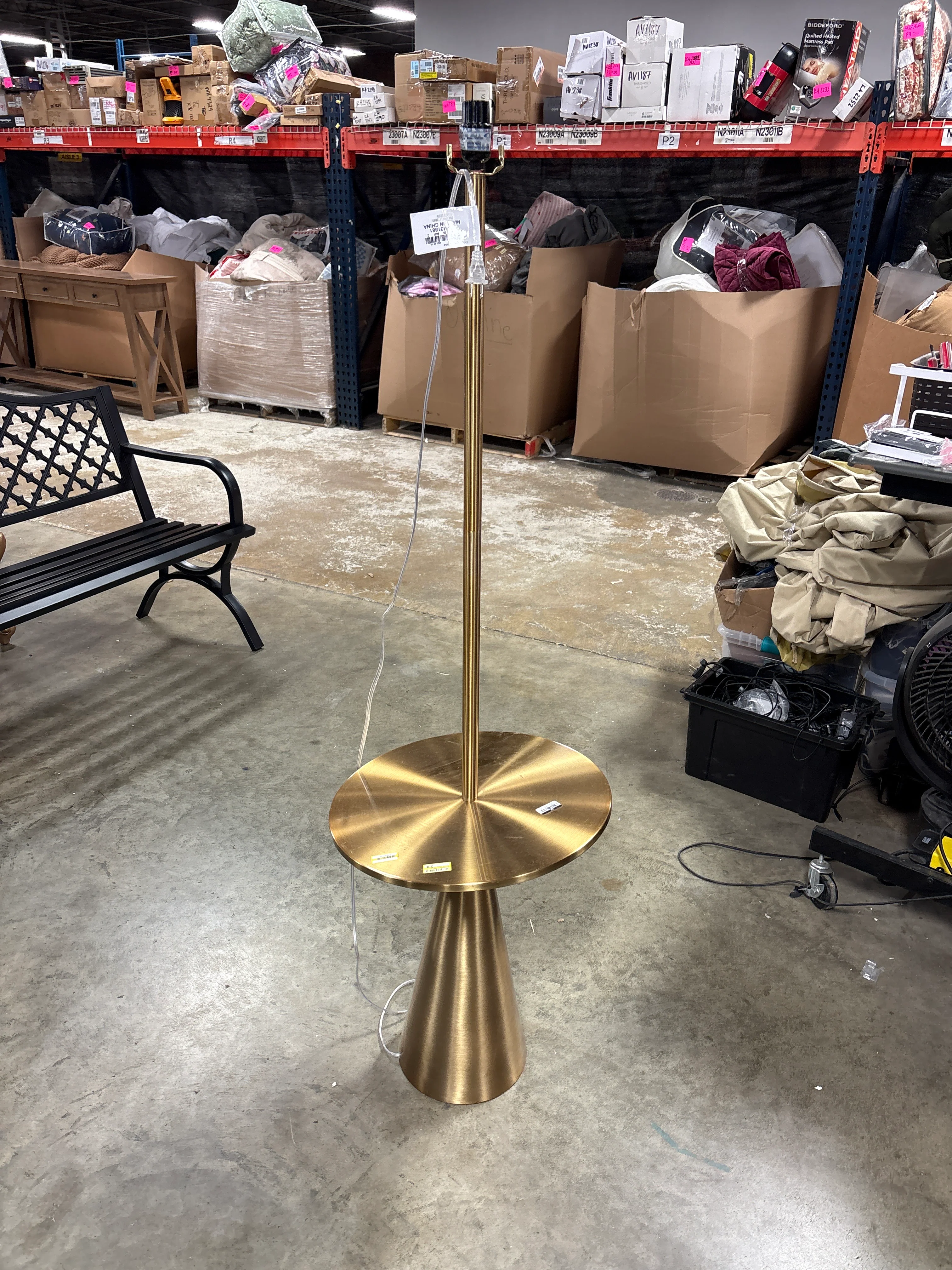 Ethereal Luminary Metal Brass Floor Lamp SHOWROOM ITEM - Image 2