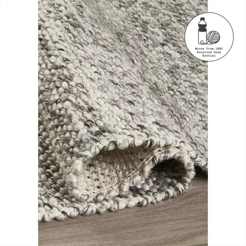 Fab 2'x3' Machine Washable Hand Woven Biltmore Area Rug Natural - Image 2