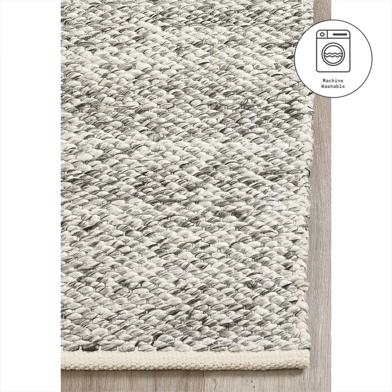 Fab 2'x3' Machine Washable Hand Woven Biltmore Area Rug Natural - Image 3