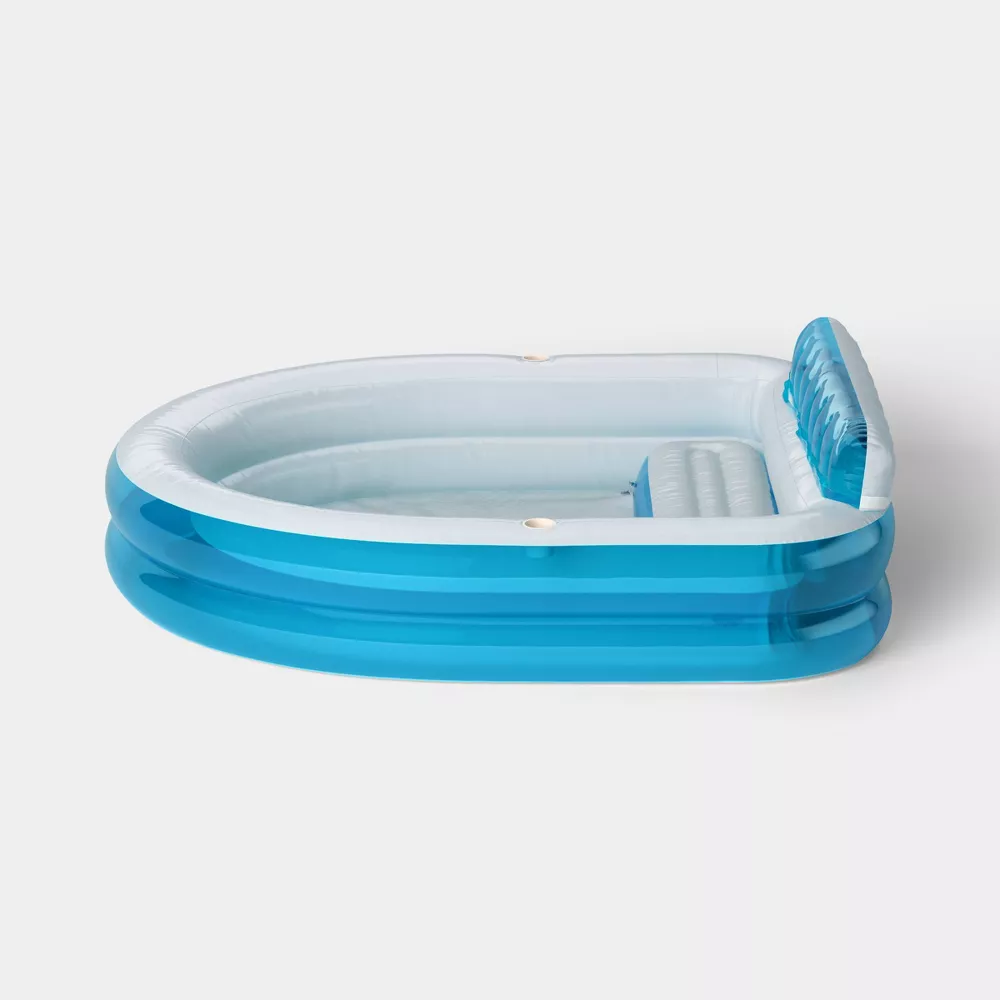 Family Lounger Pool with Bench Pool Lounger - Image 3
