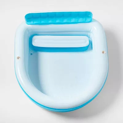 Family Pool with Bench Oval Kiddie Pool PVC Liner - Image 3