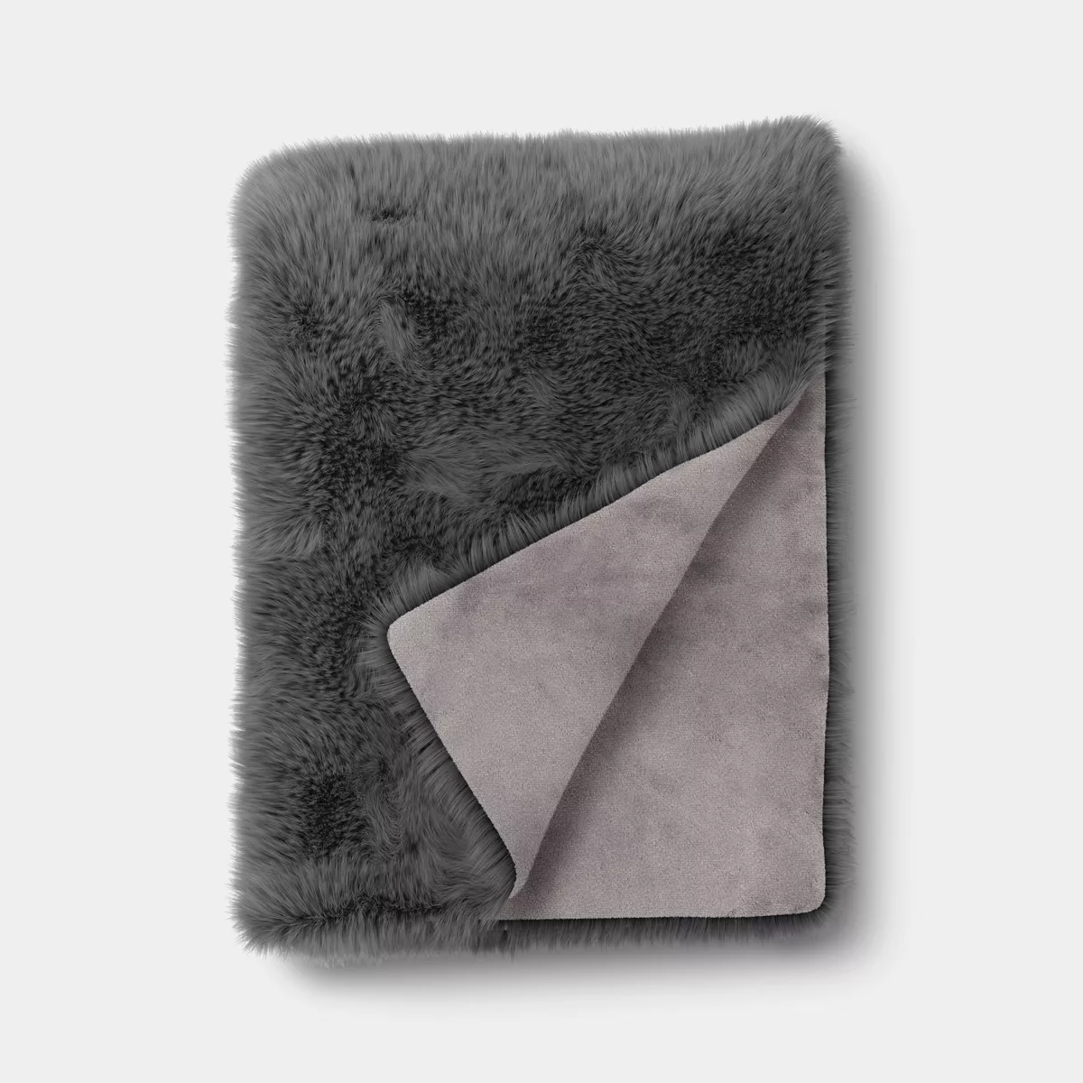 Faux Fur Throw Blanket - Threshold™-SHOWROOM ITEM