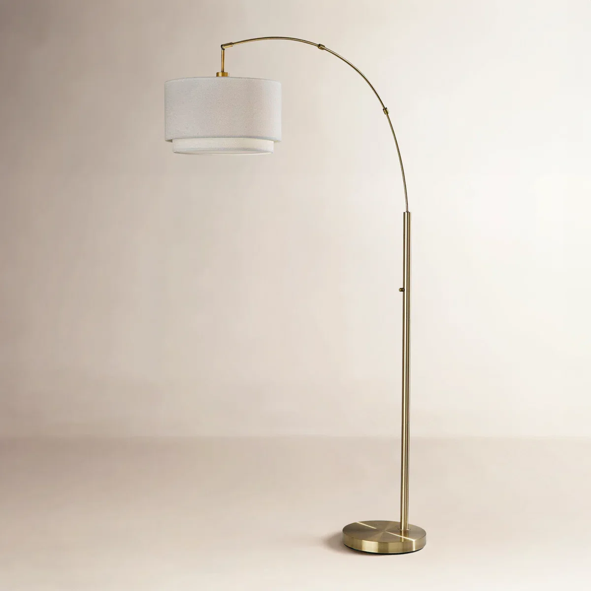 Finley Brass Arched Floor Lamp - Image 2