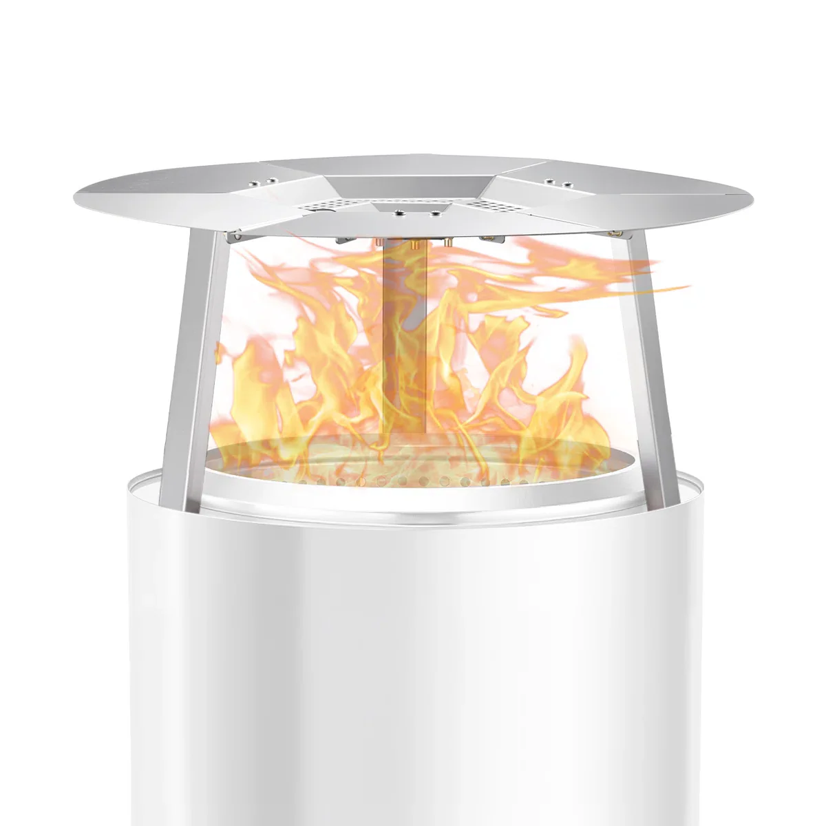 Fire Pit Heat Deflector for Solo Stove Yukon Bonfire Stainless Steel - Image 4