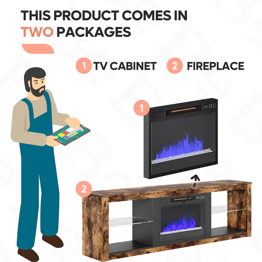 Fireplace TV Stand - Image 5