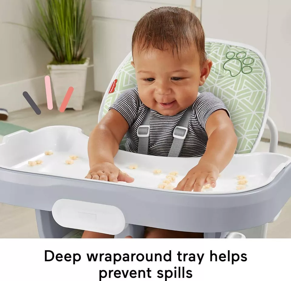 Baby to Toddler High Chair SpaceSaver Simple Clean Portable Dining - Image 4