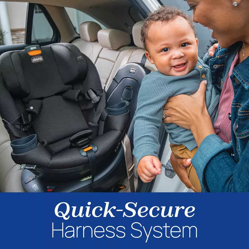 Fit360 ClearTex Rotating Convertible Car Seat - Obsidian - Image 4